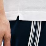 L.12.12 Erkek Slim Fit Uzun Kollu Beyaz Polo