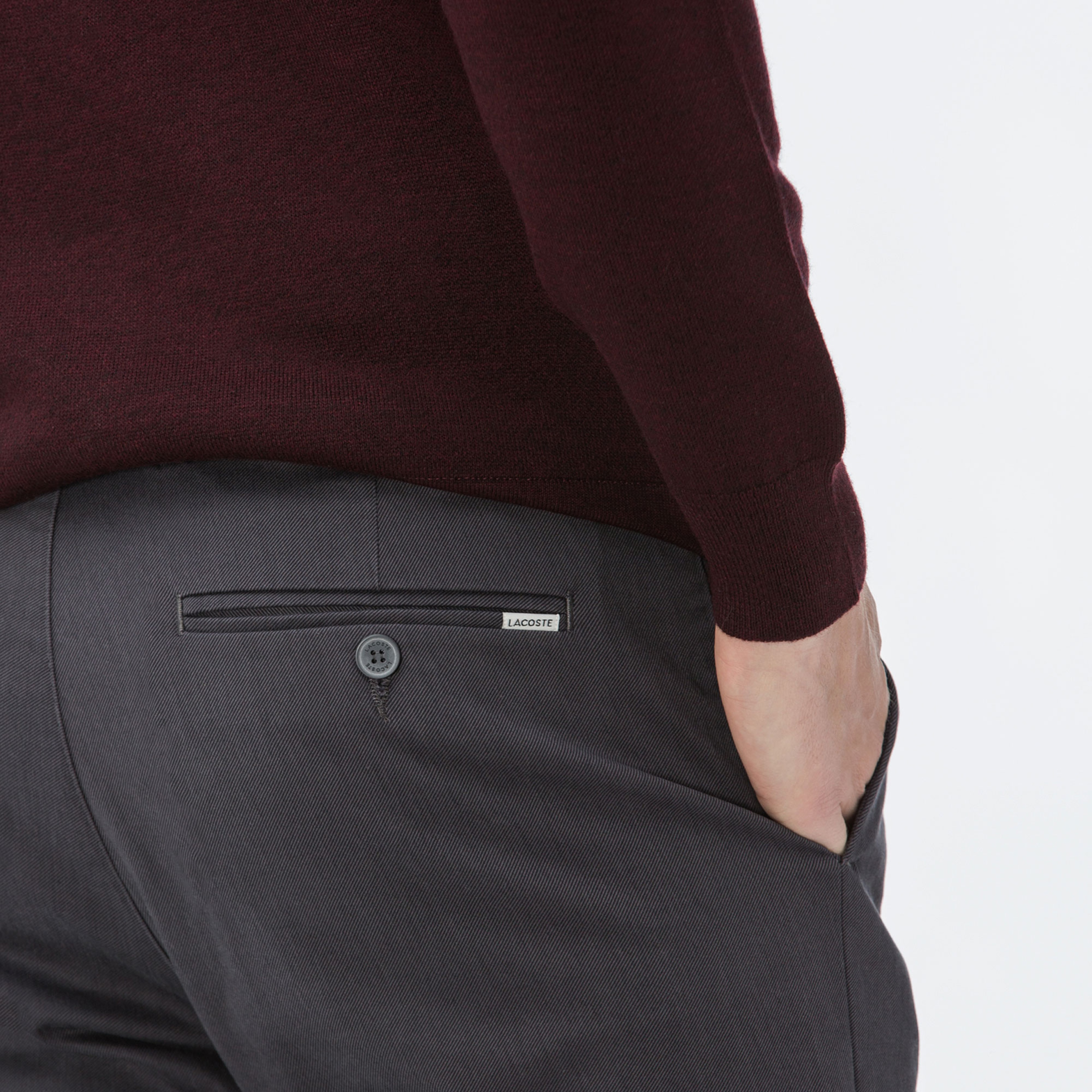 Lacoste Erkek Gri Pantolon