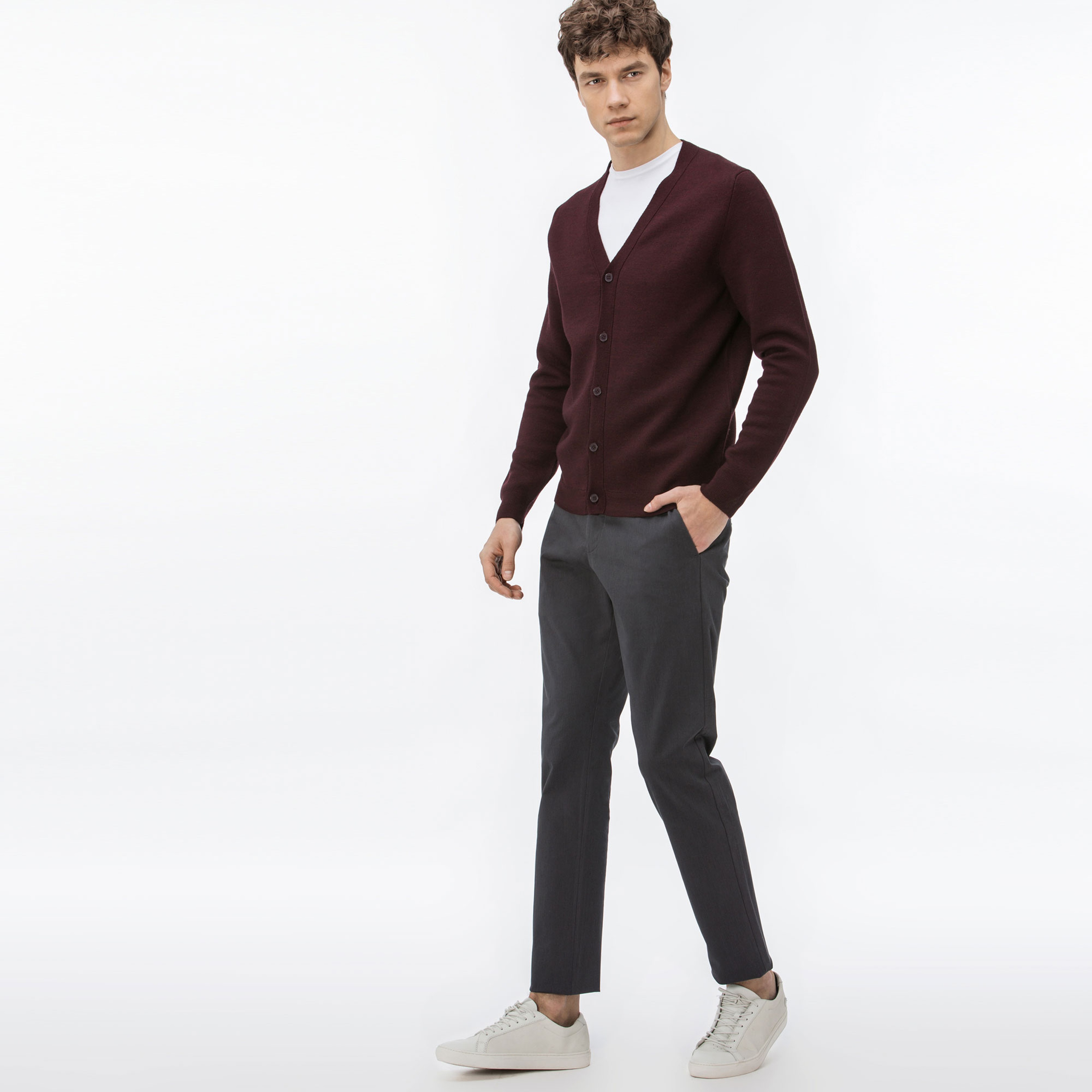 Lacoste Erkek Gri Pantolon