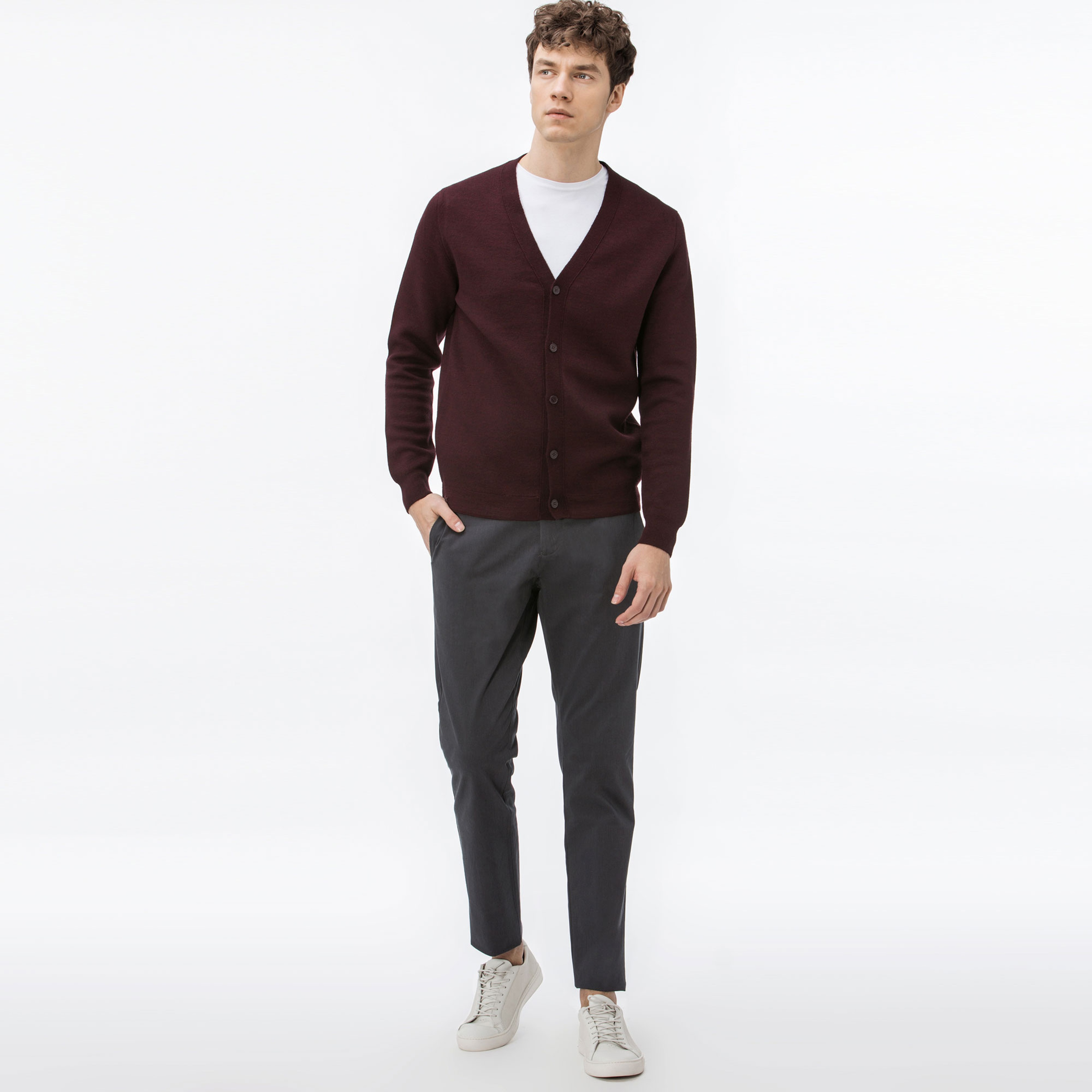 Lacoste Erkek Gri Pantolon