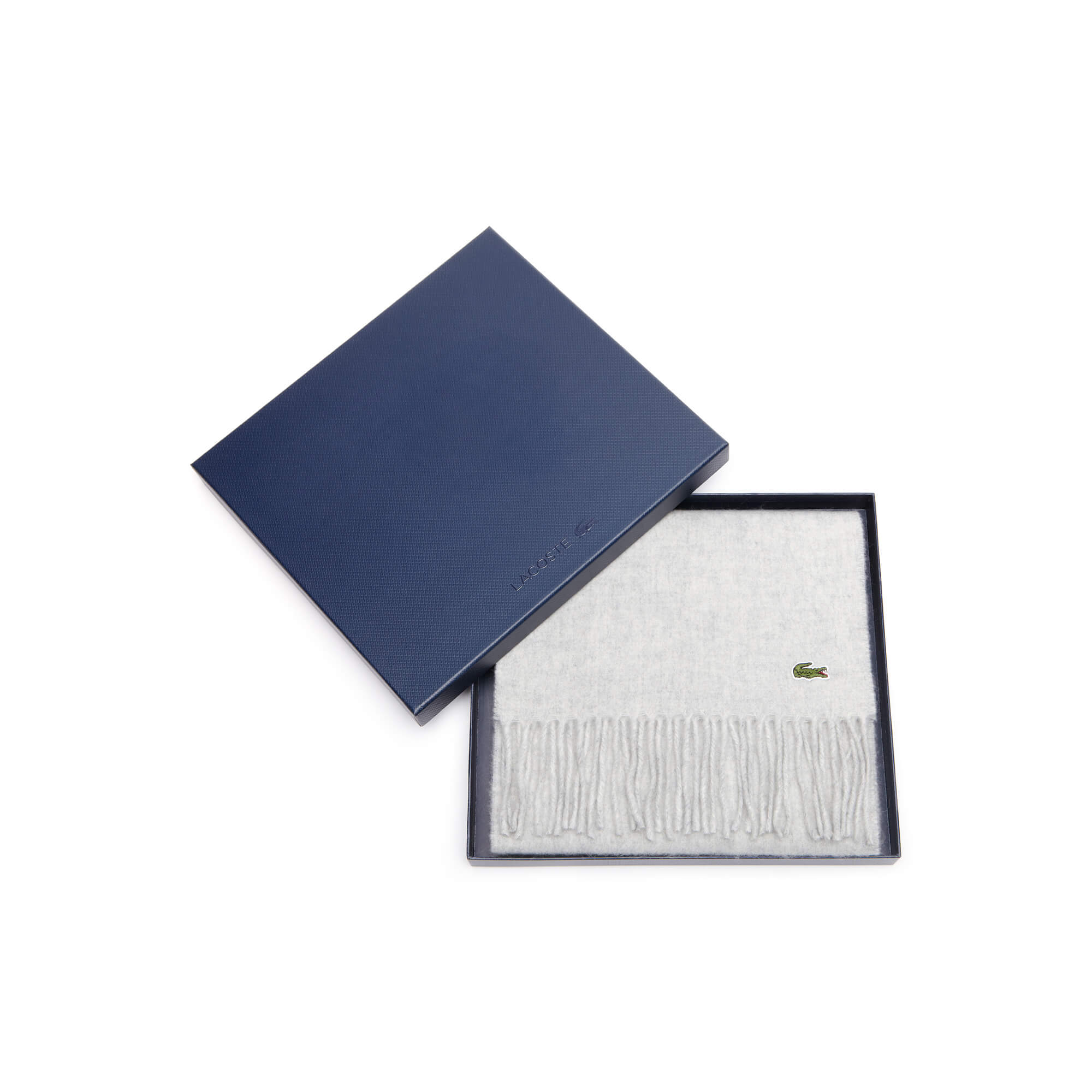 Lacoste Unisex Gri Atkı