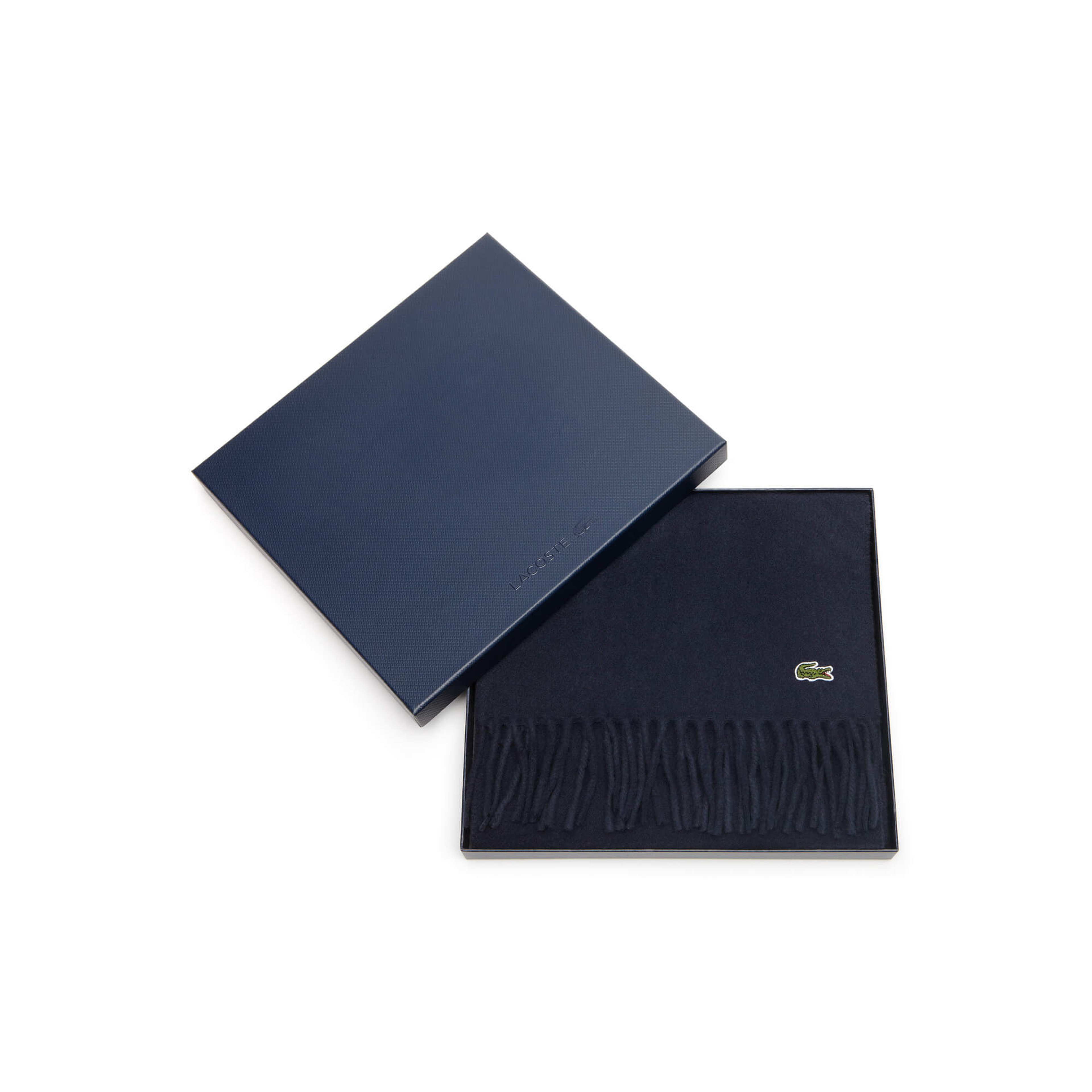 Lacoste Unisex Lacivert Atkı