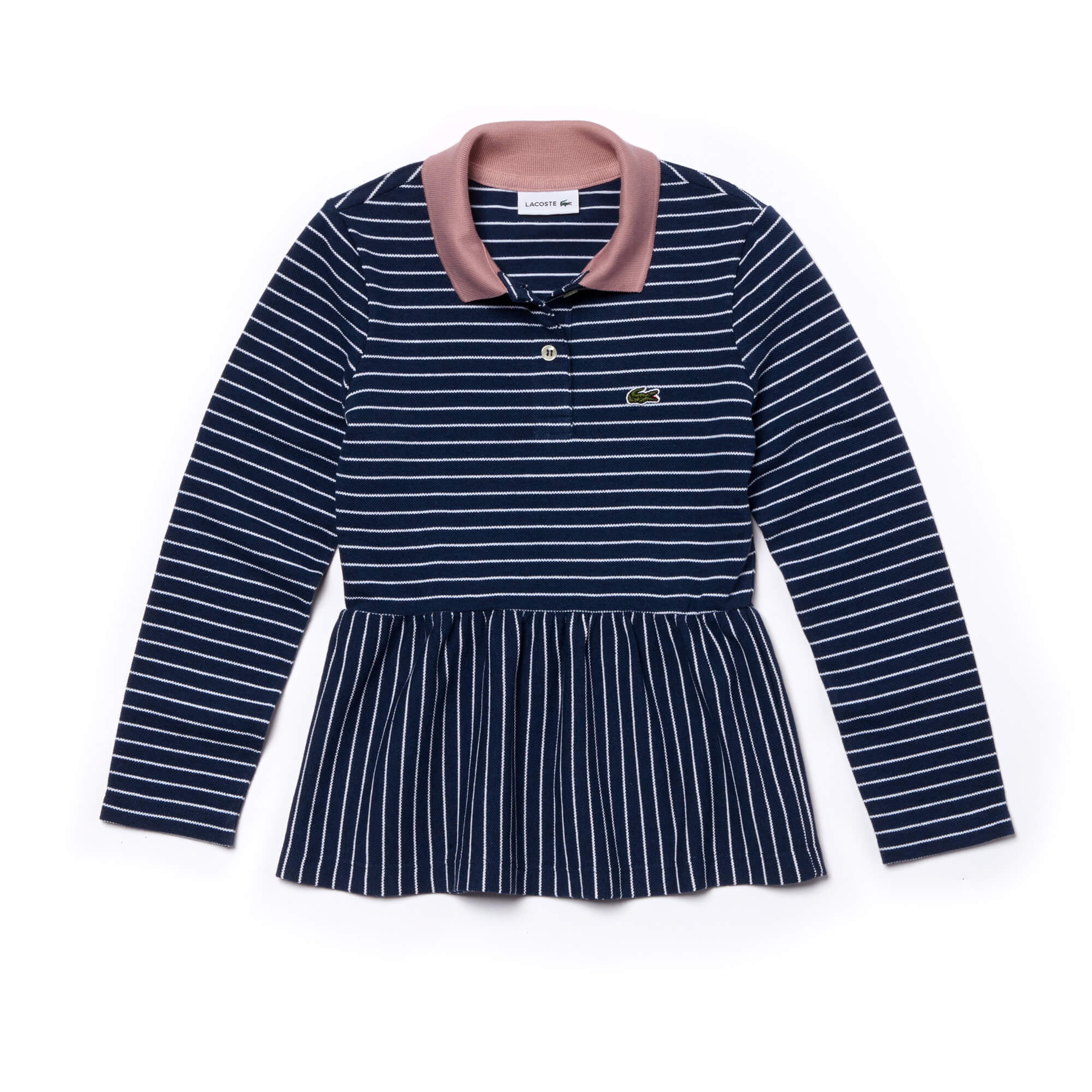 Lacoste Çocuk Lacivert-Beyaz Polo