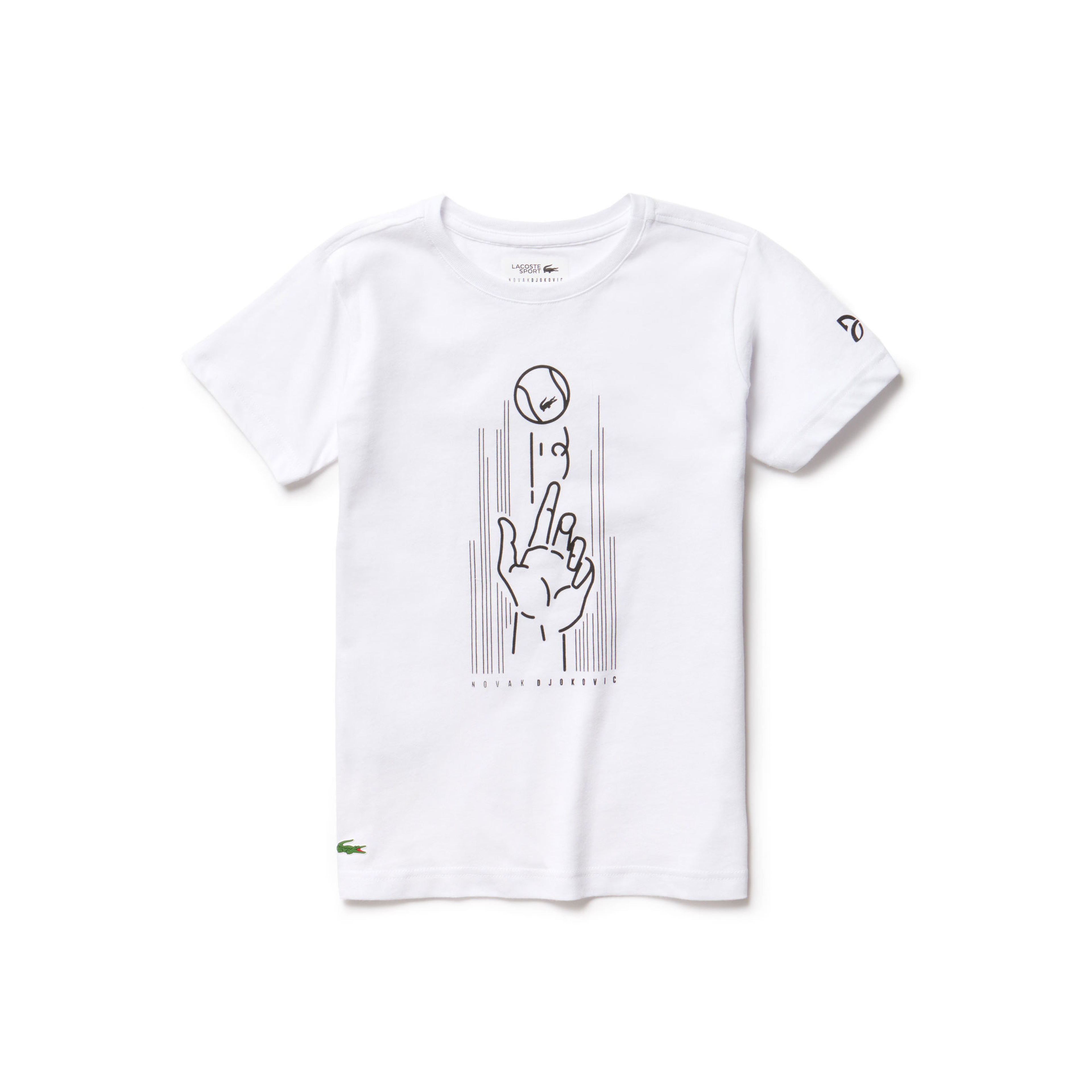 Lacoste Sport Çocuk Beyaz T-Shirt