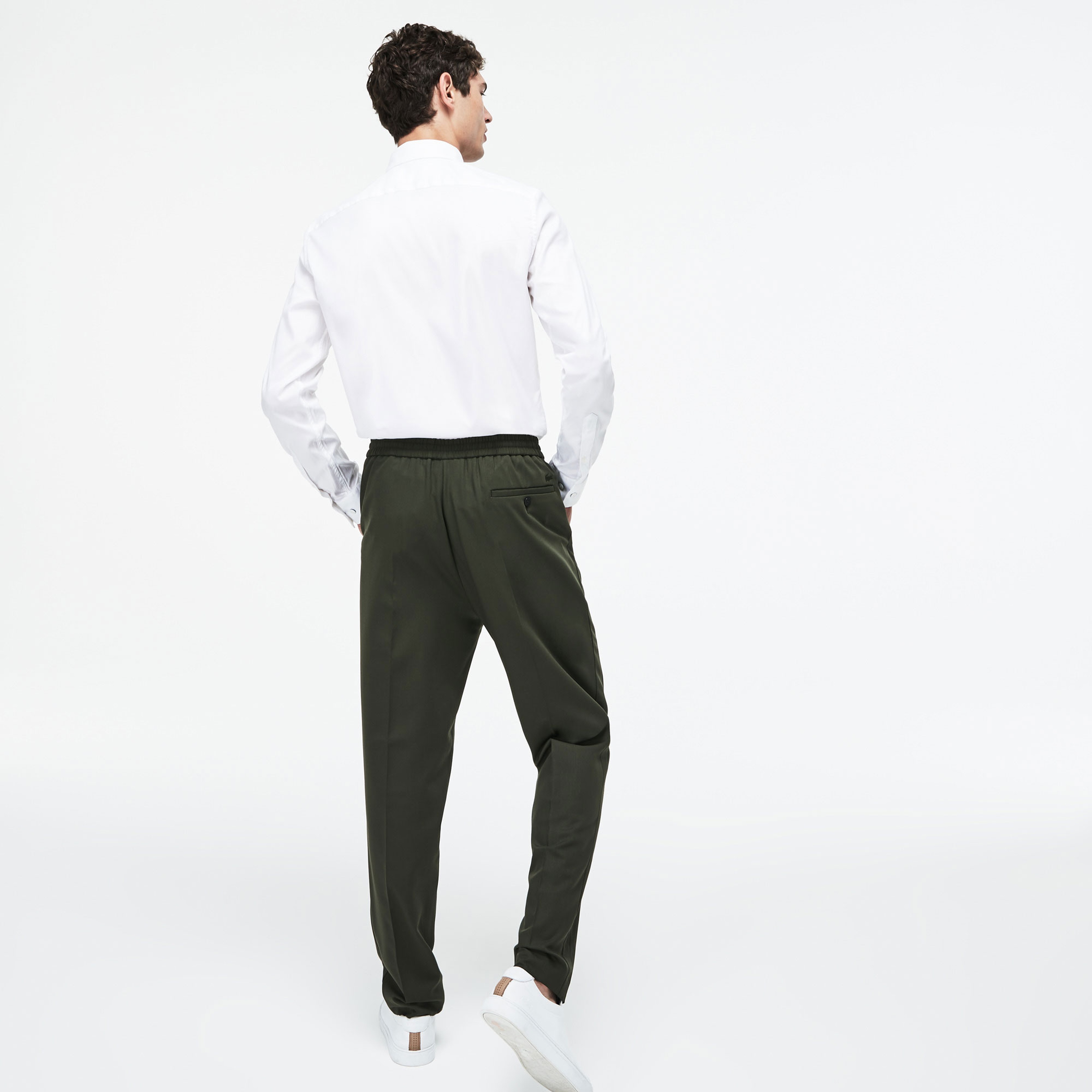 Lacoste Erkek Slim Fit Beyaz Gömlek