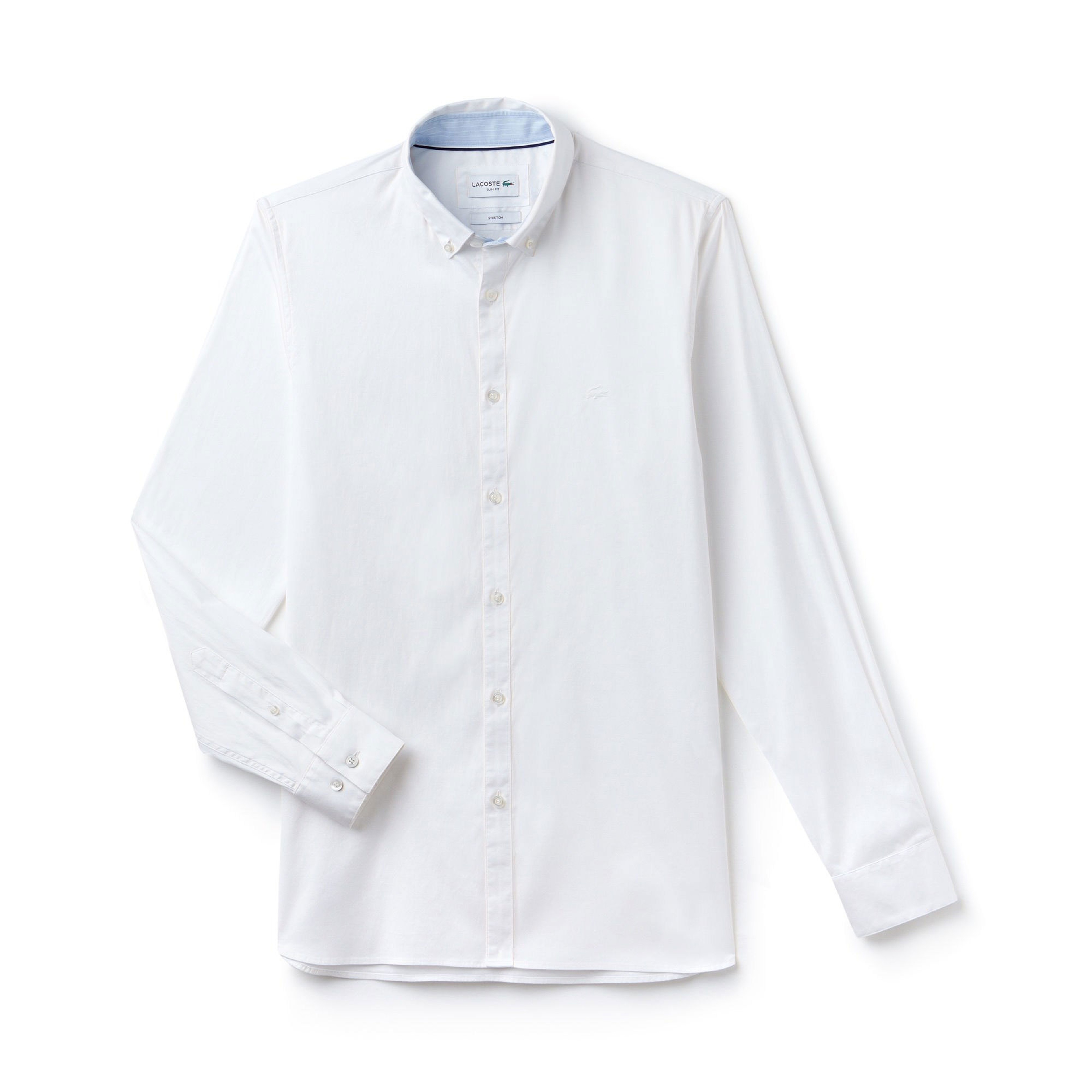 Lacoste Erkek Slim Fit Beyaz Gömlek