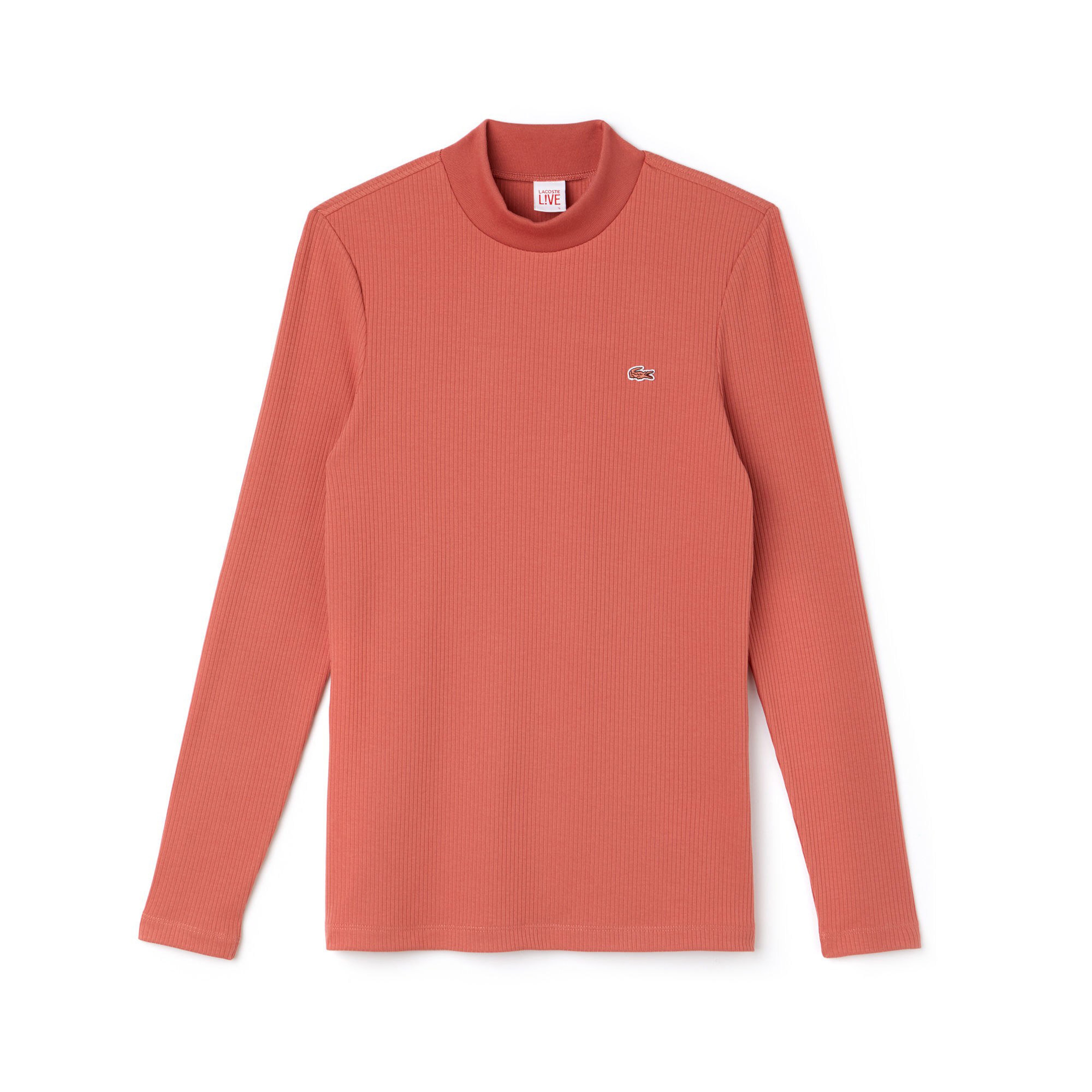 Lacoste Kadın Turuncu Uzun Kollu T-Shirt