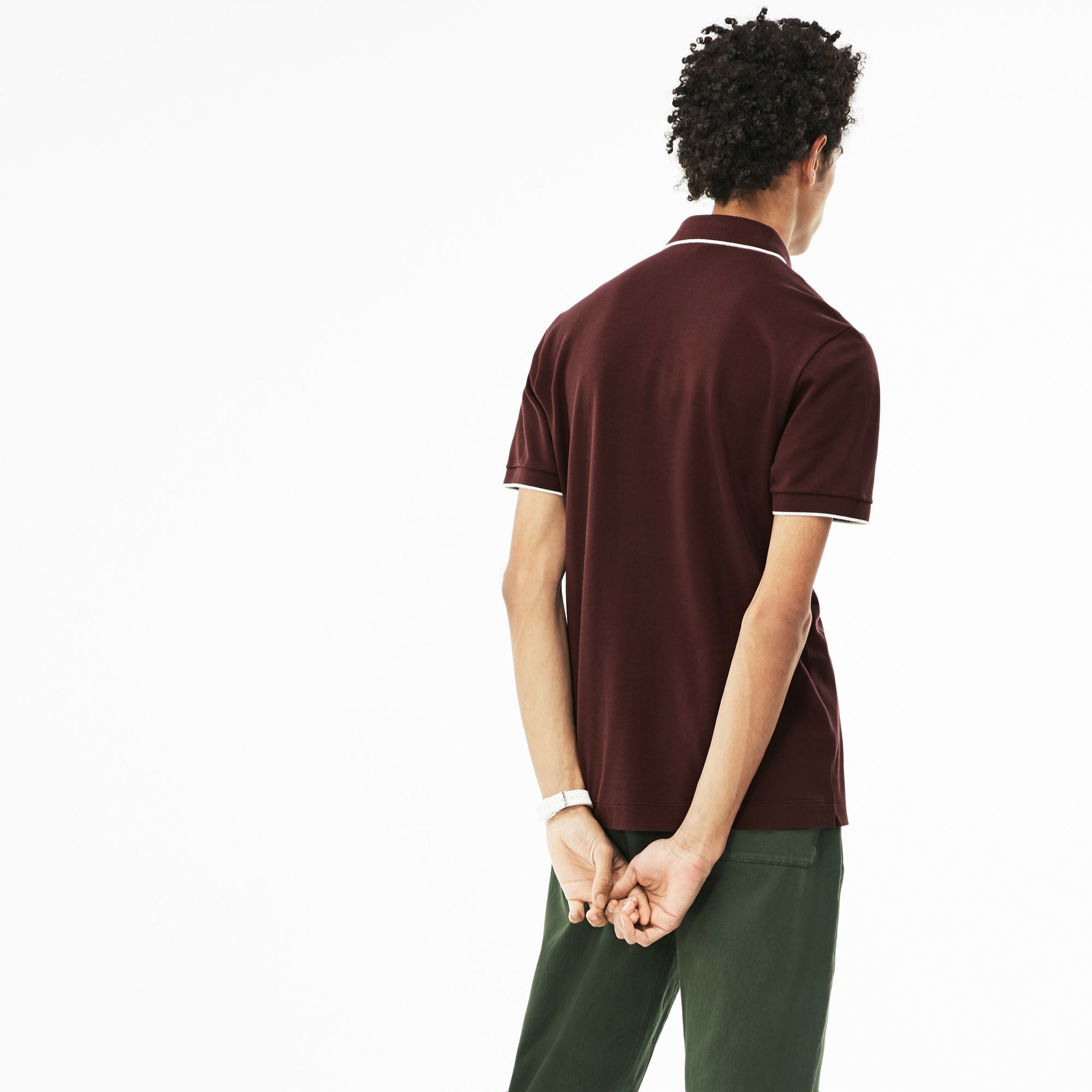 Lacoste Erkek Bordo Regular Fit Polo