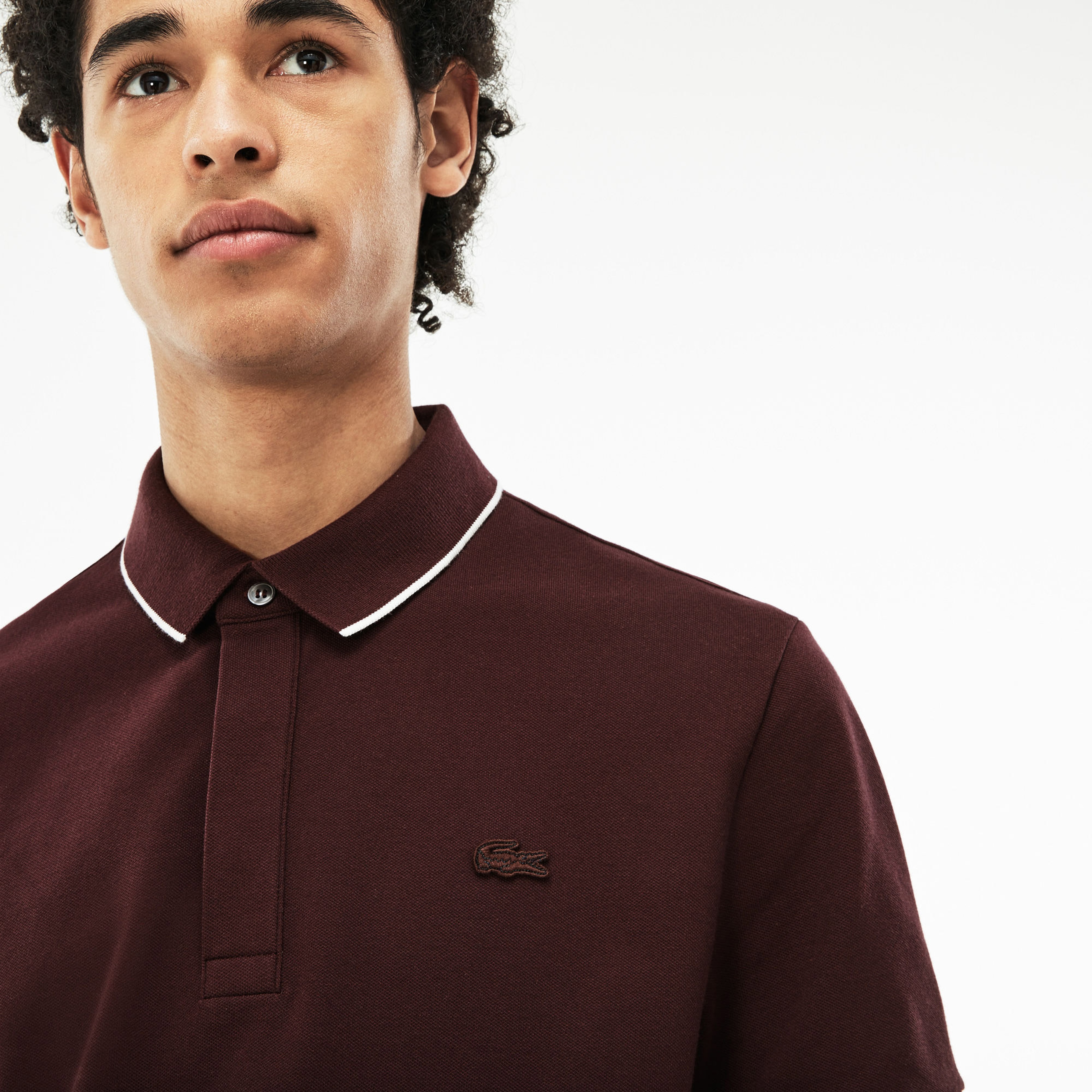 Lacoste Erkek Bordo Regular Fit Polo