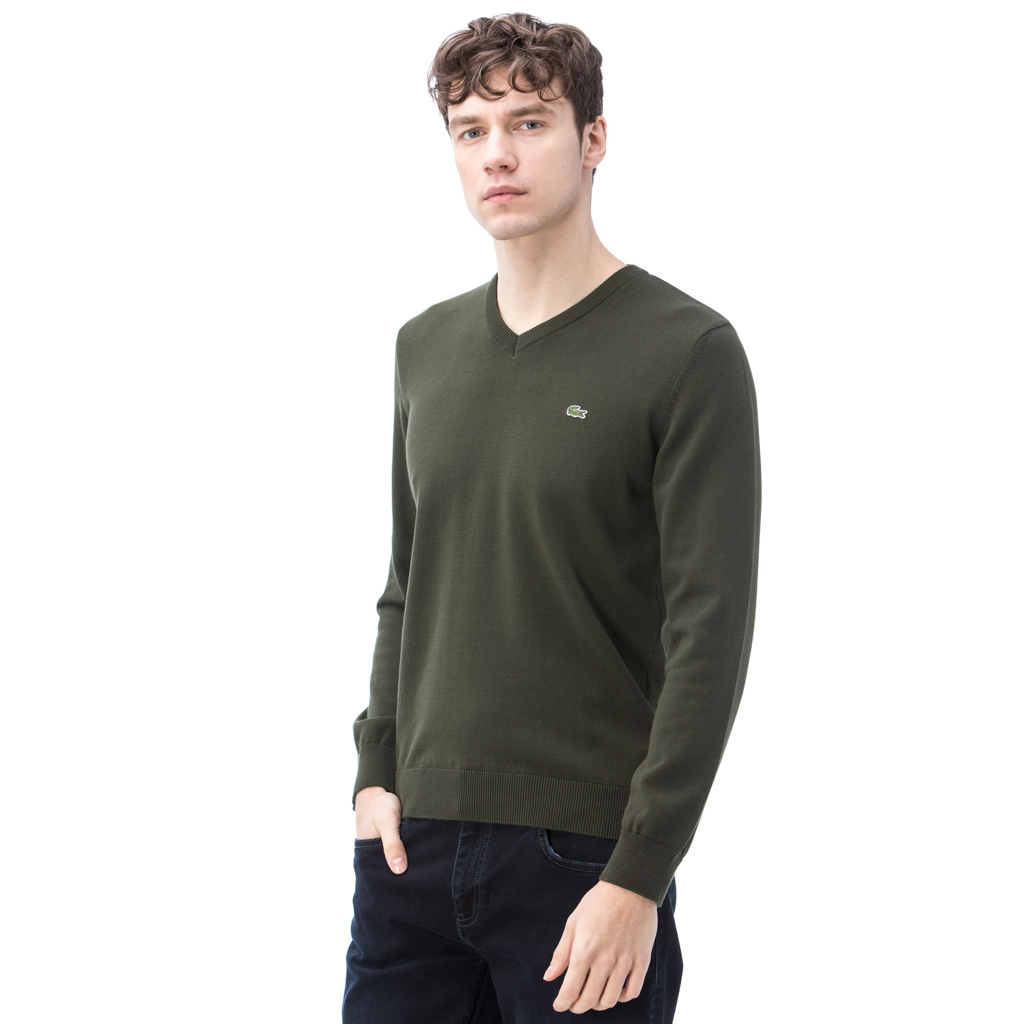 Lacoste Erkek Yeşil Triko