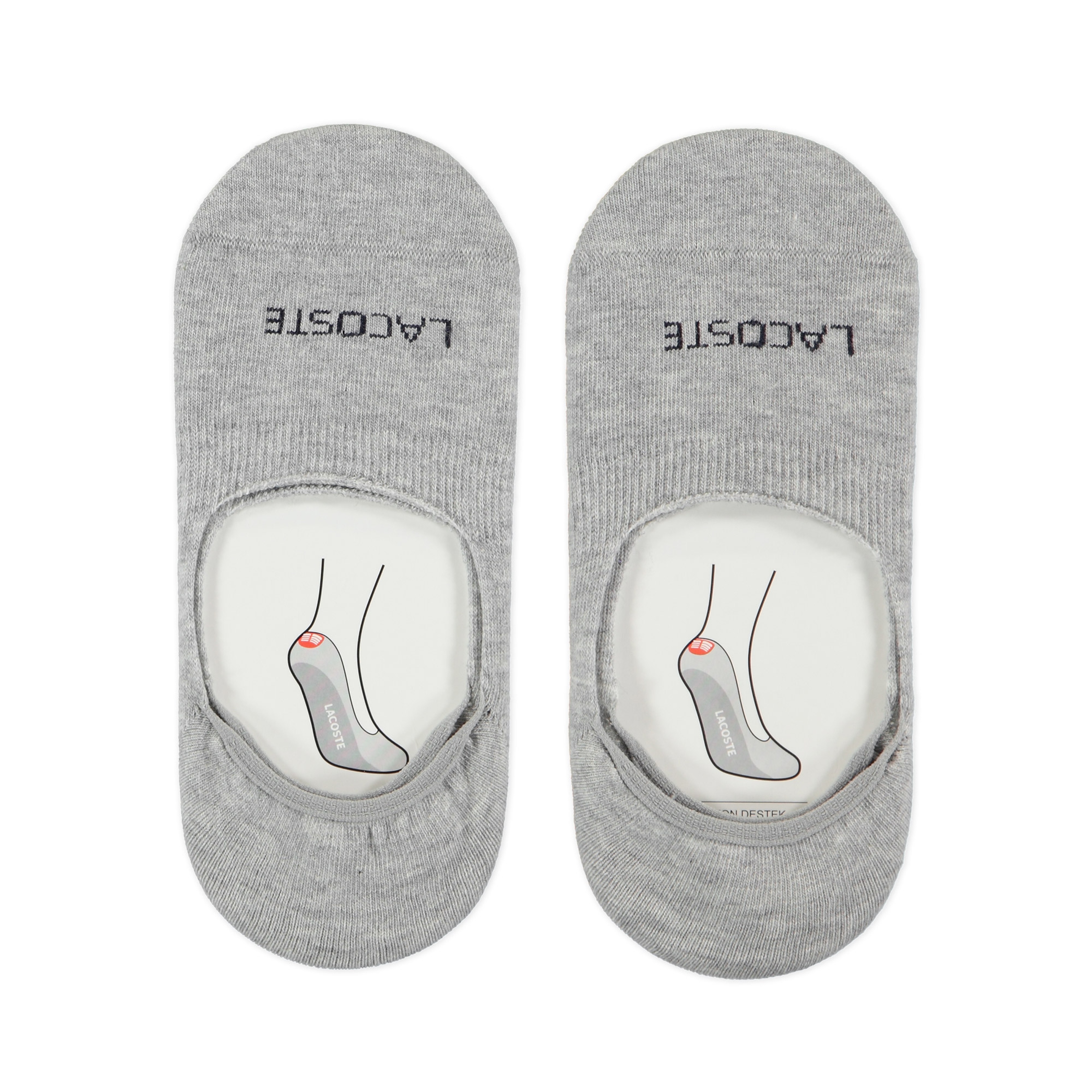 Unisex 2'li Gri Çorap