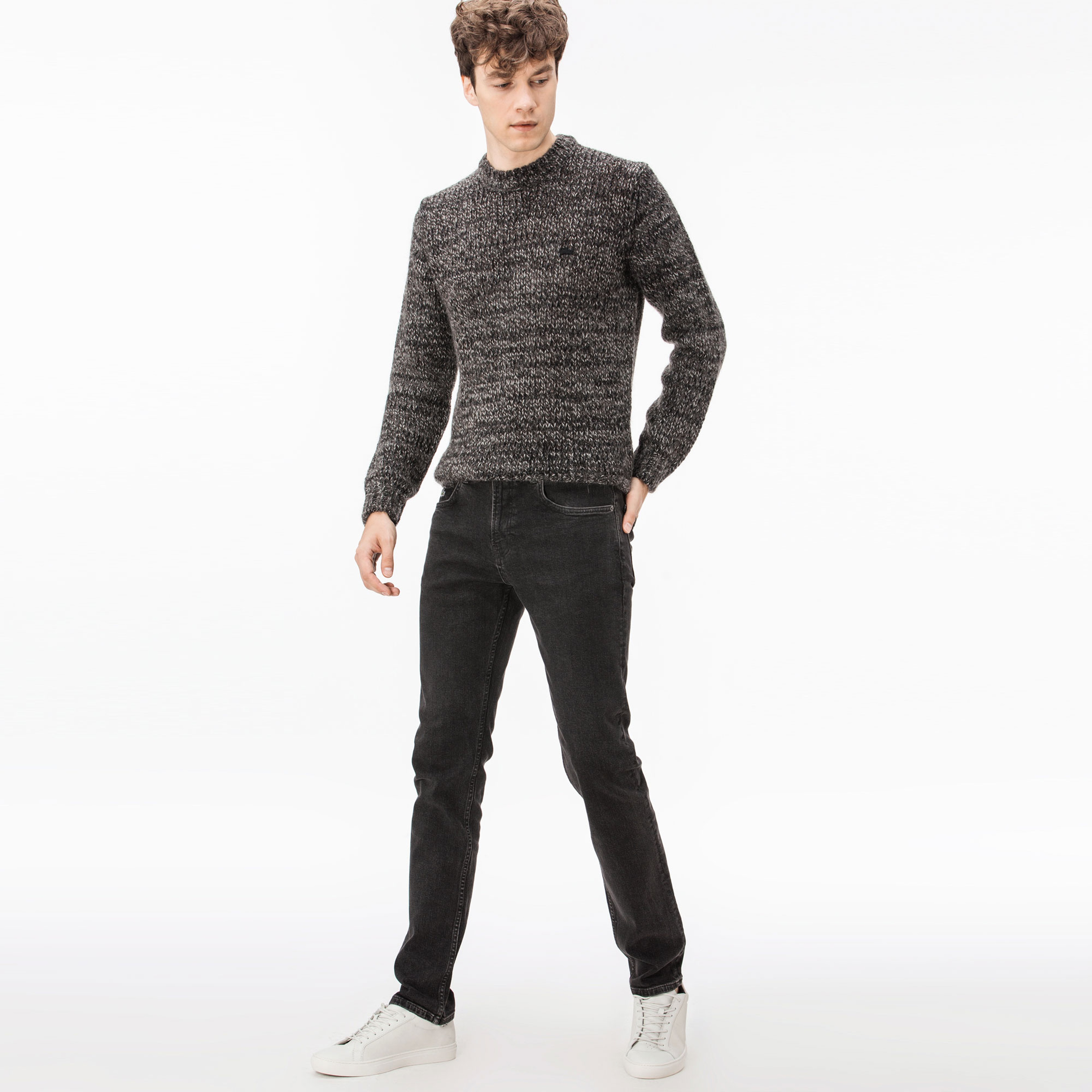 Lacoste Erkek Koyu Gri Jean Pantolon