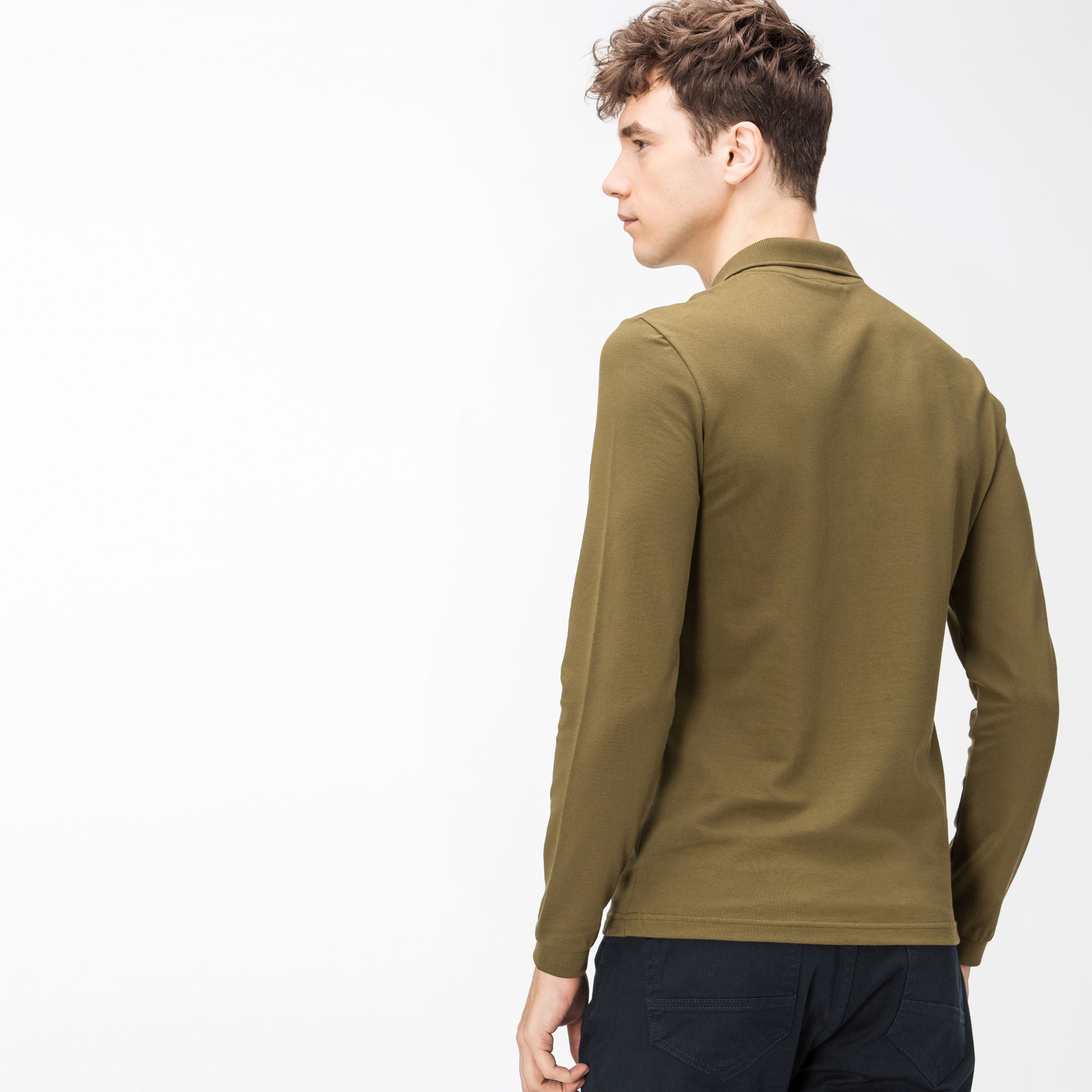 Lacoste Erkek Slim Fit Haki Polo