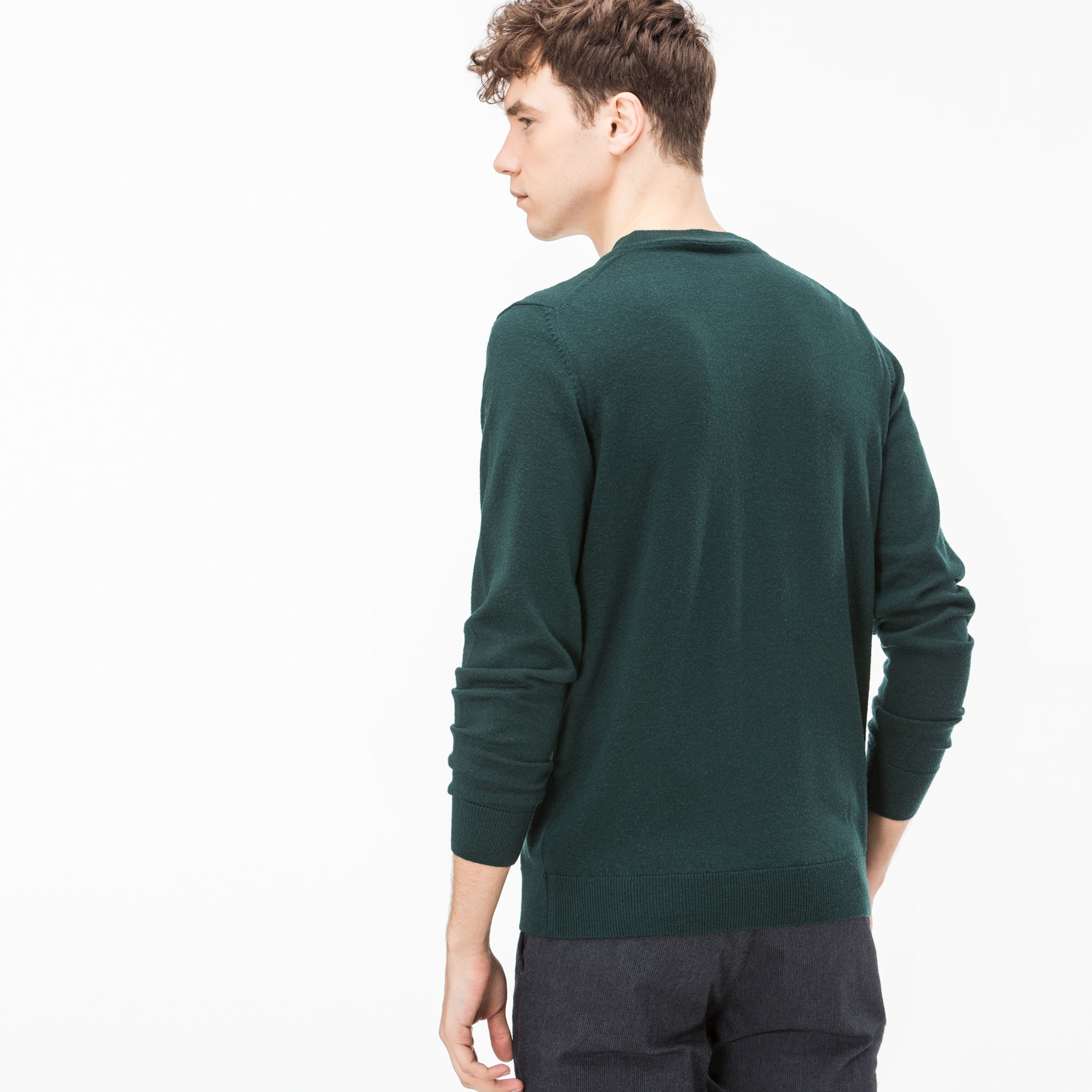 Lacoste Erkek Koyu Yeşil Triko