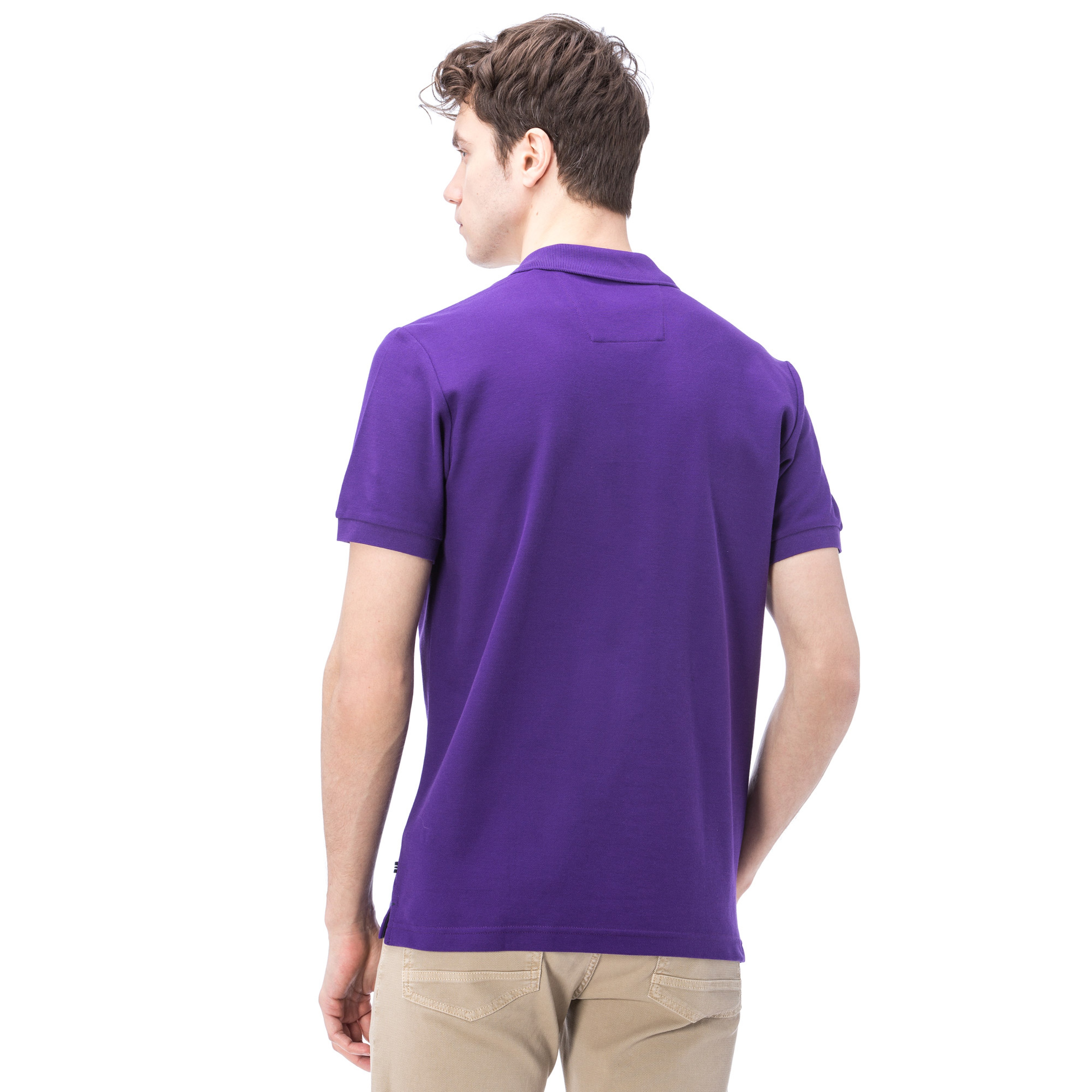 Nautica Erkek Classic Fit Mor Polo