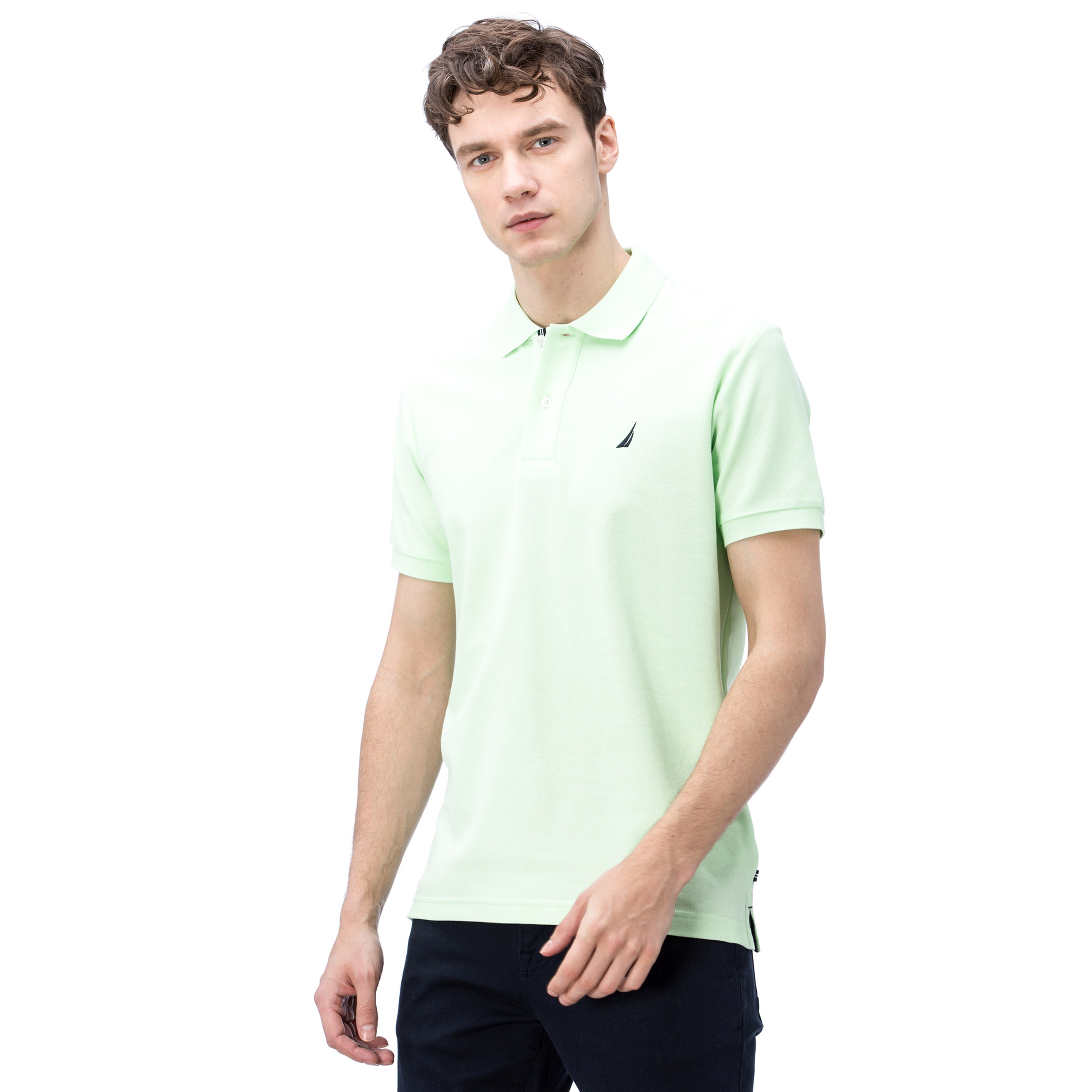 Nautica Erkek Classic Fit Yeşil Polo
