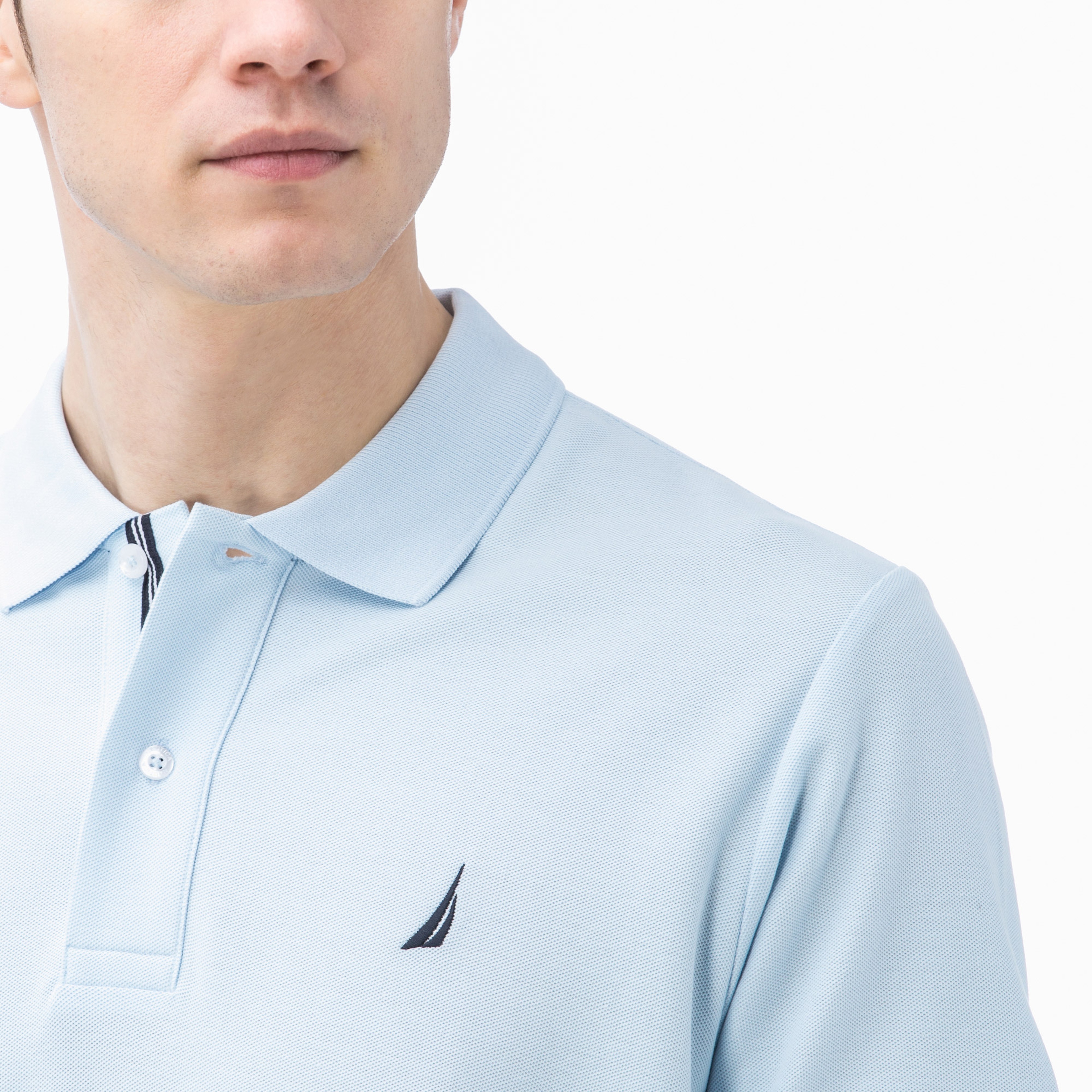 Nautica Erkek Classic Fit Mavi Polo