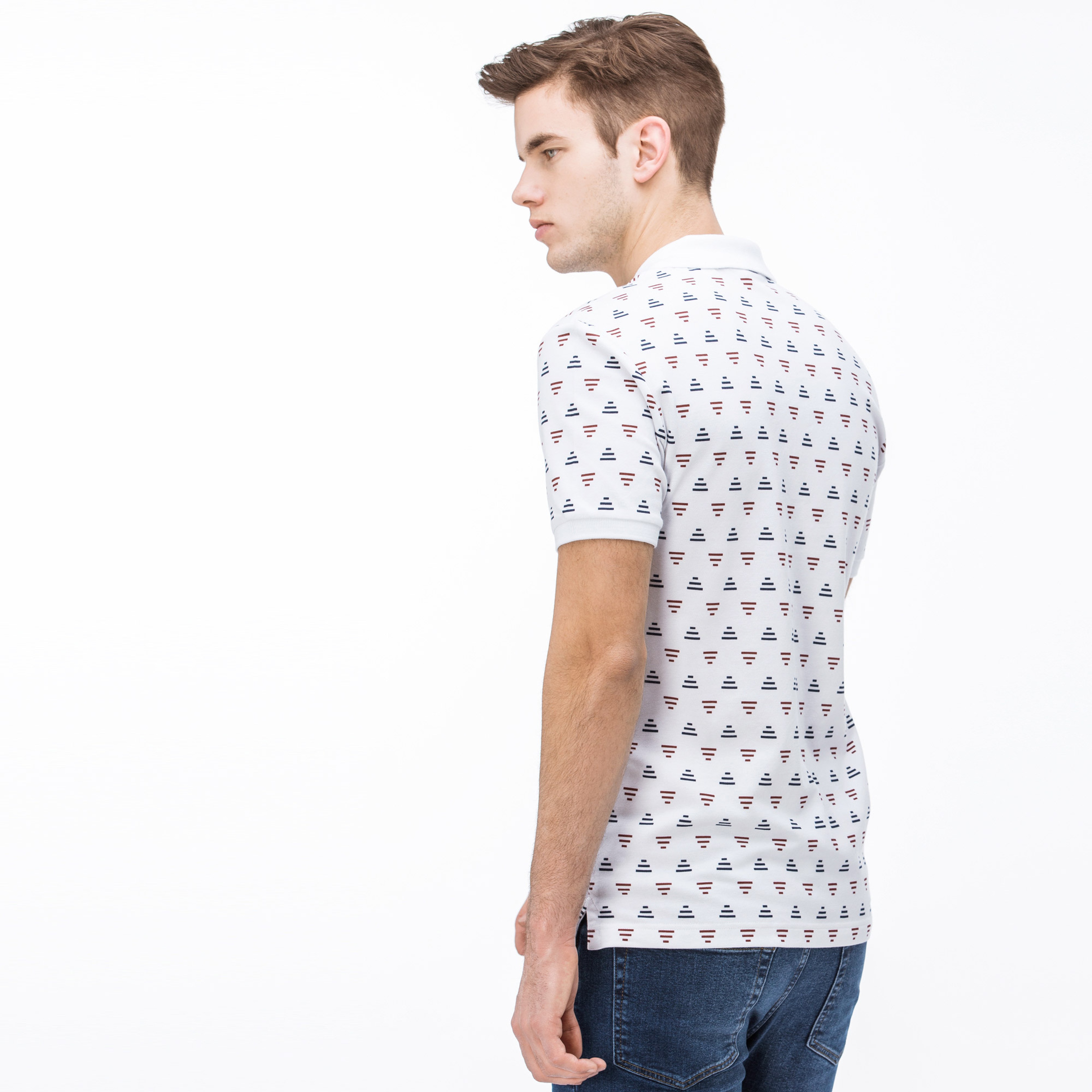 Lacoste Erkek Slim Fit Beyaz Polo