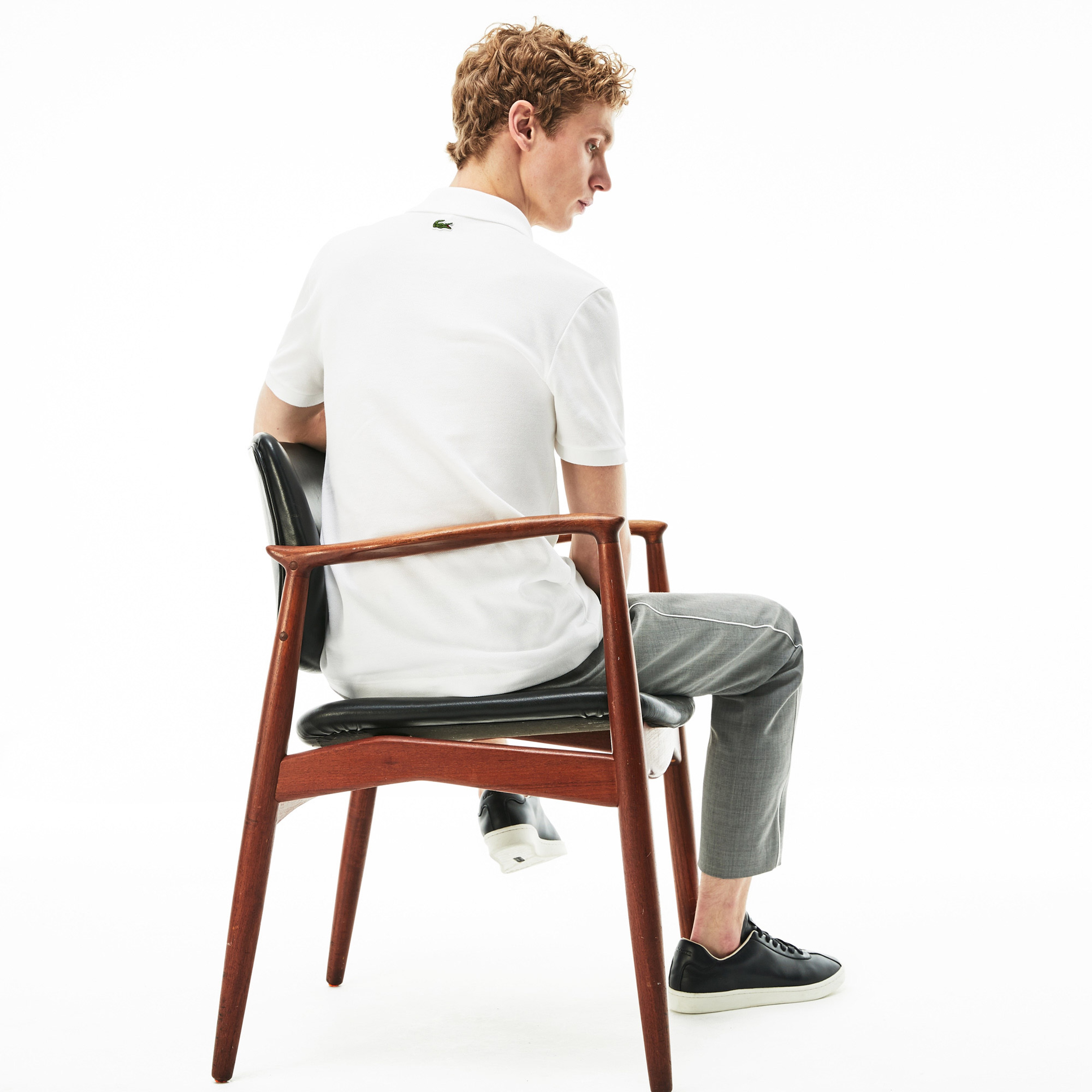 Lacoste Erkek Slim Fit Beyaz Polo