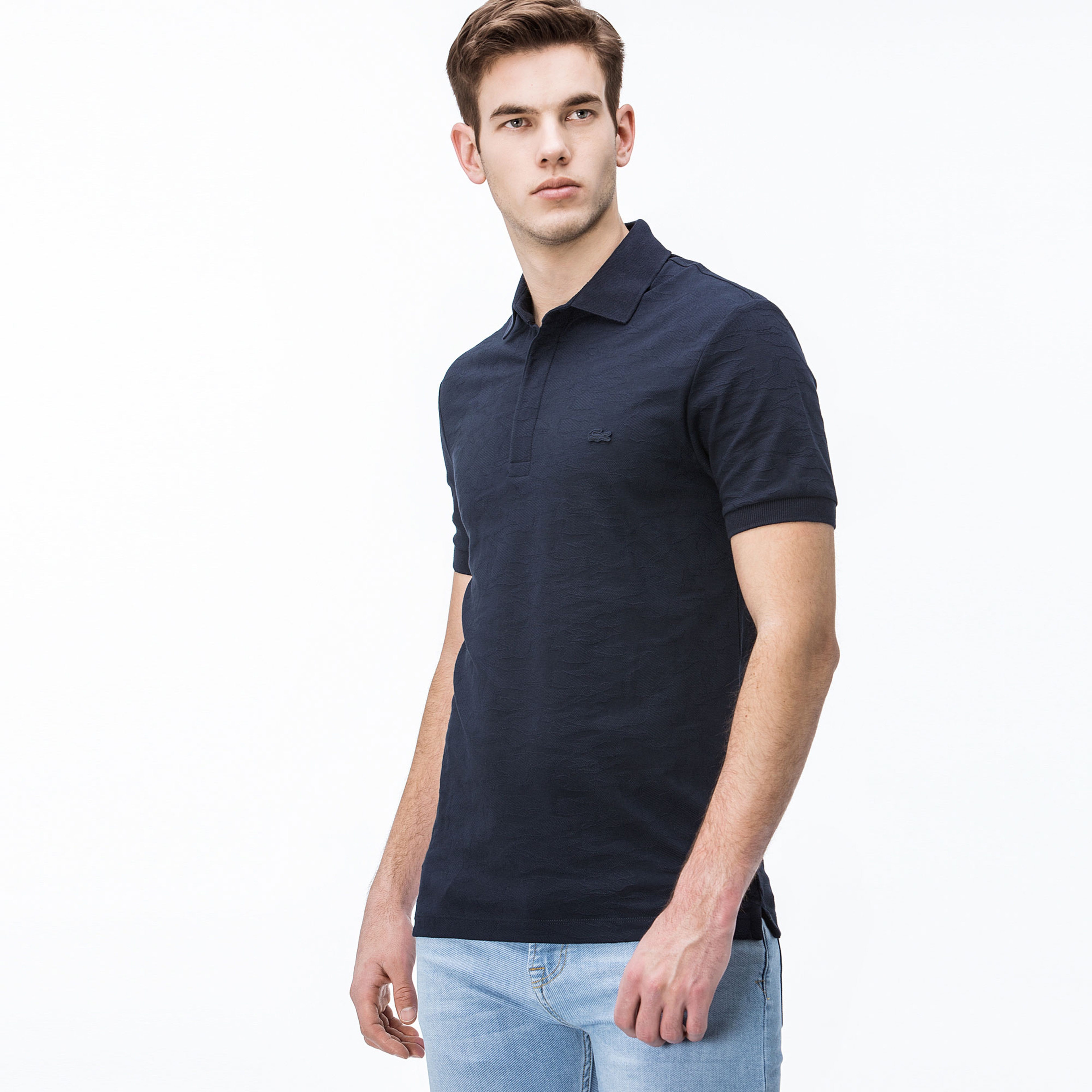 Lacoste Erkek Slim Fit Lacivert Polo