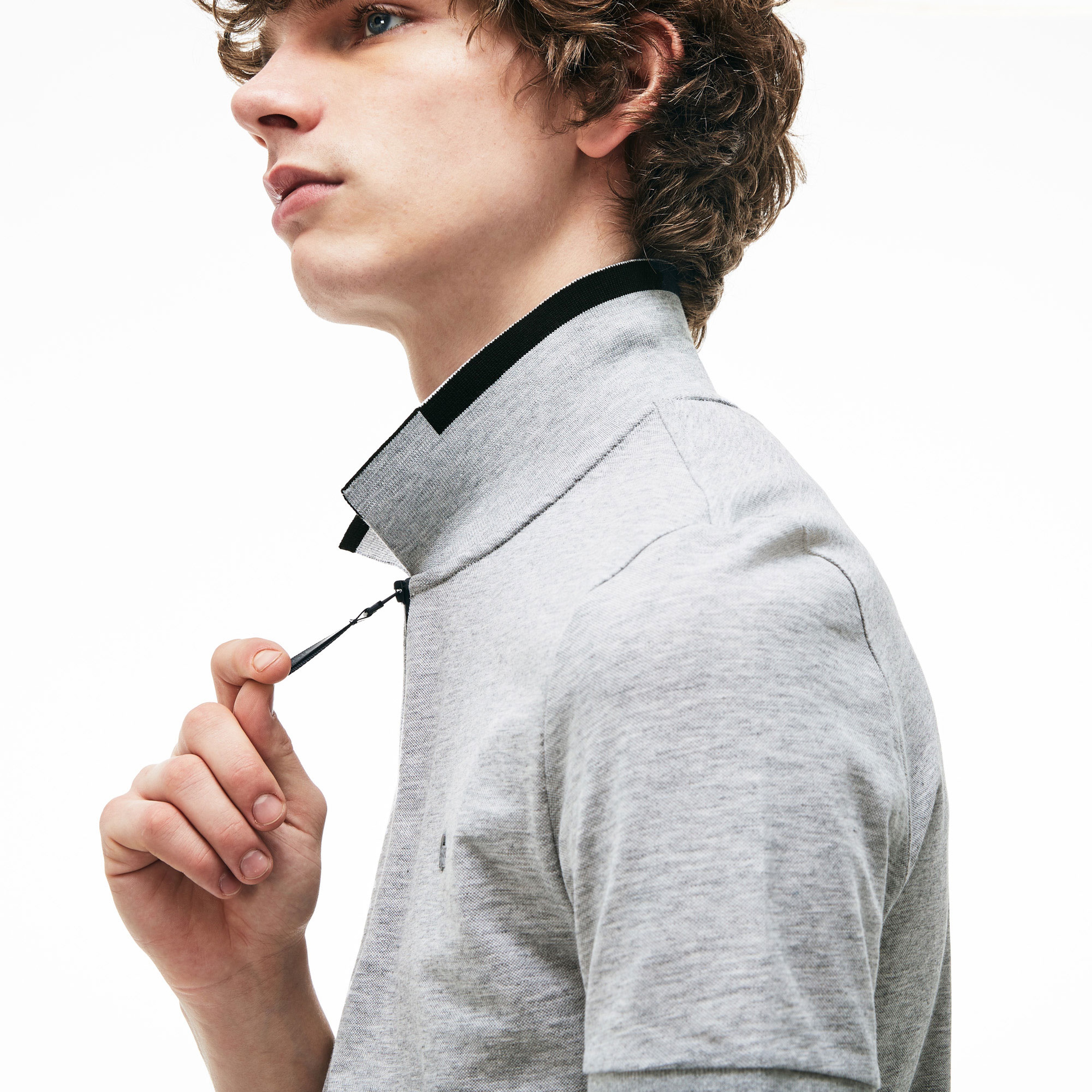 Lacoste Motion Erkek Slim Fit Gri Polo