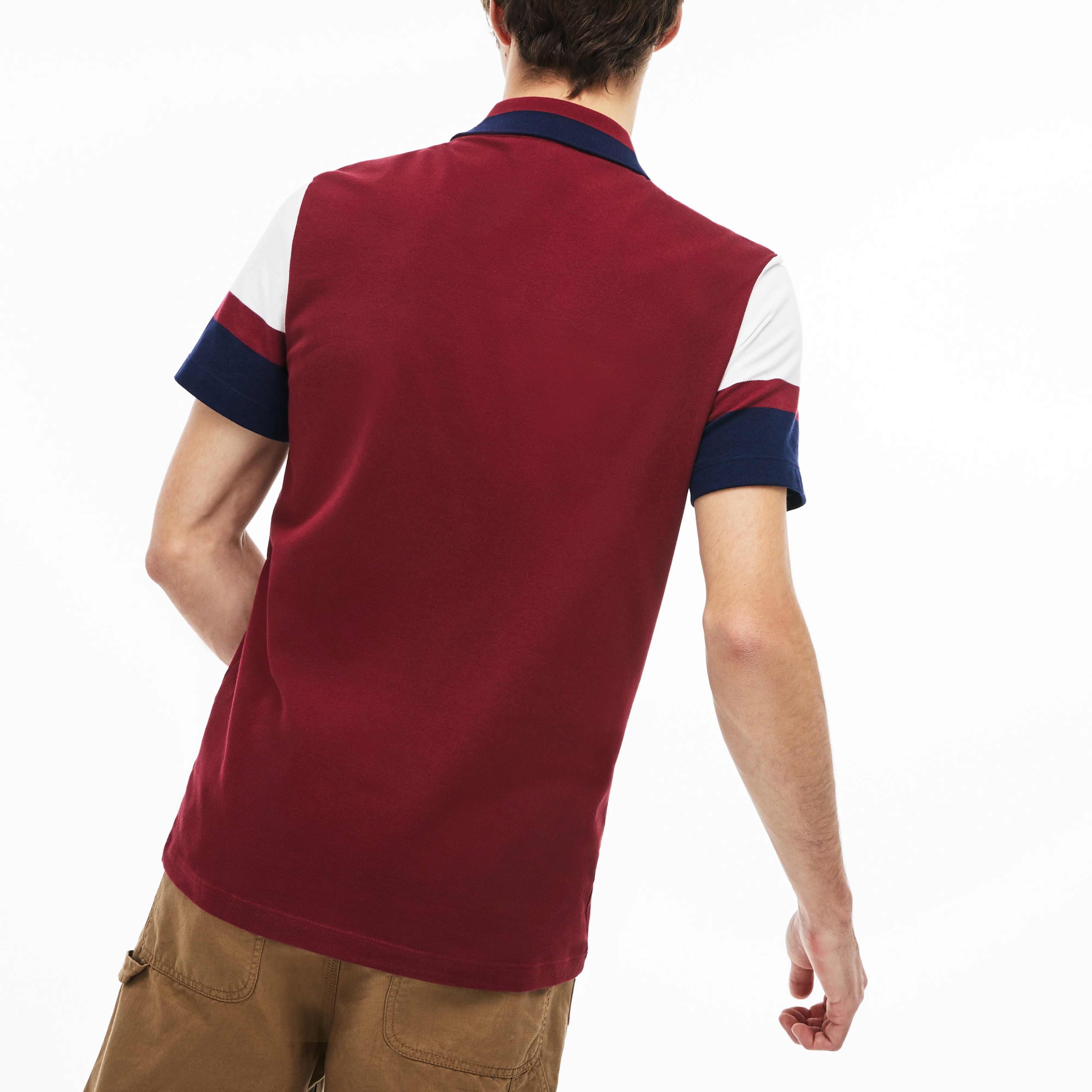 Lacoste Erkek Slim Fit Bordo Polo