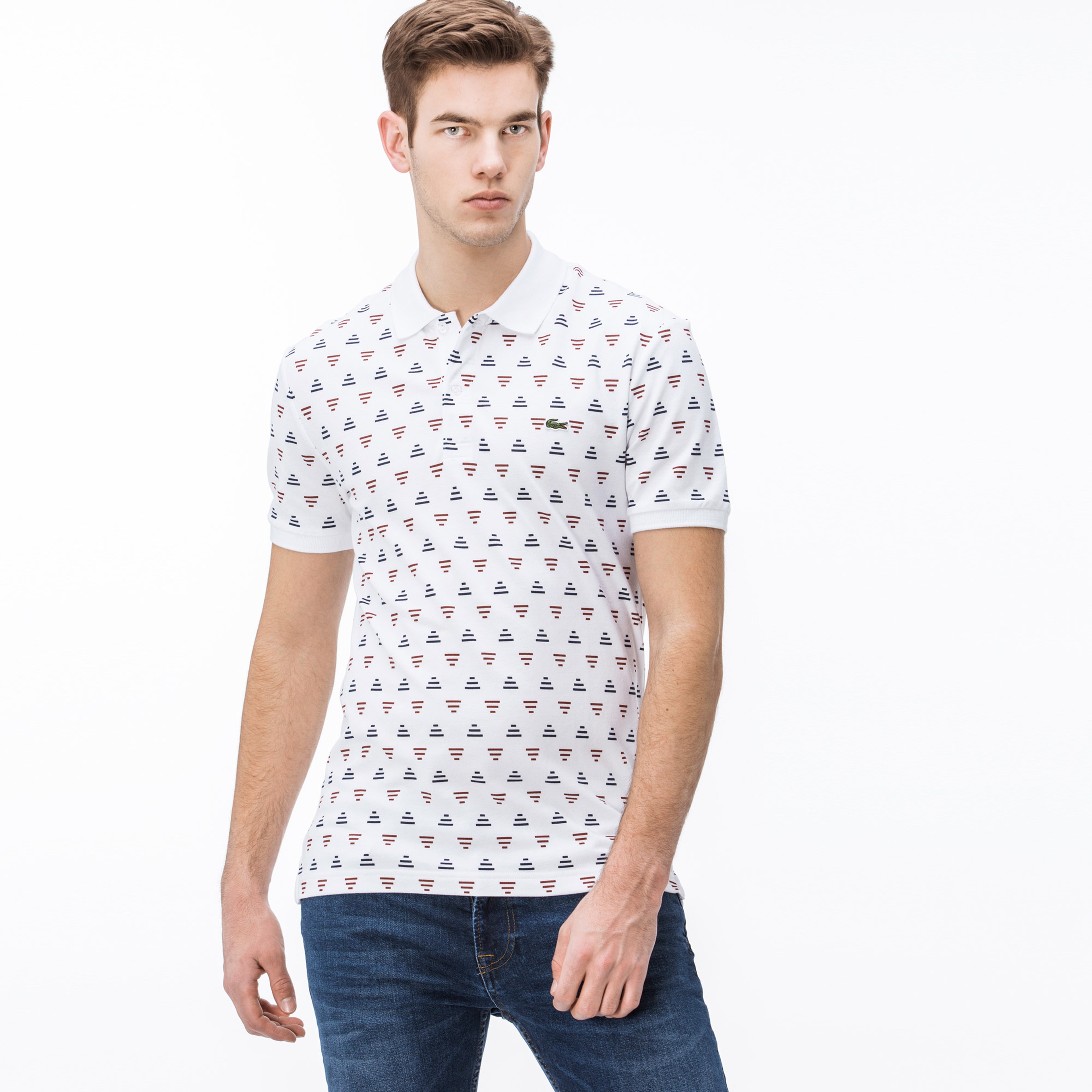 Lacoste Erkek Slim Fit Beyaz Polo