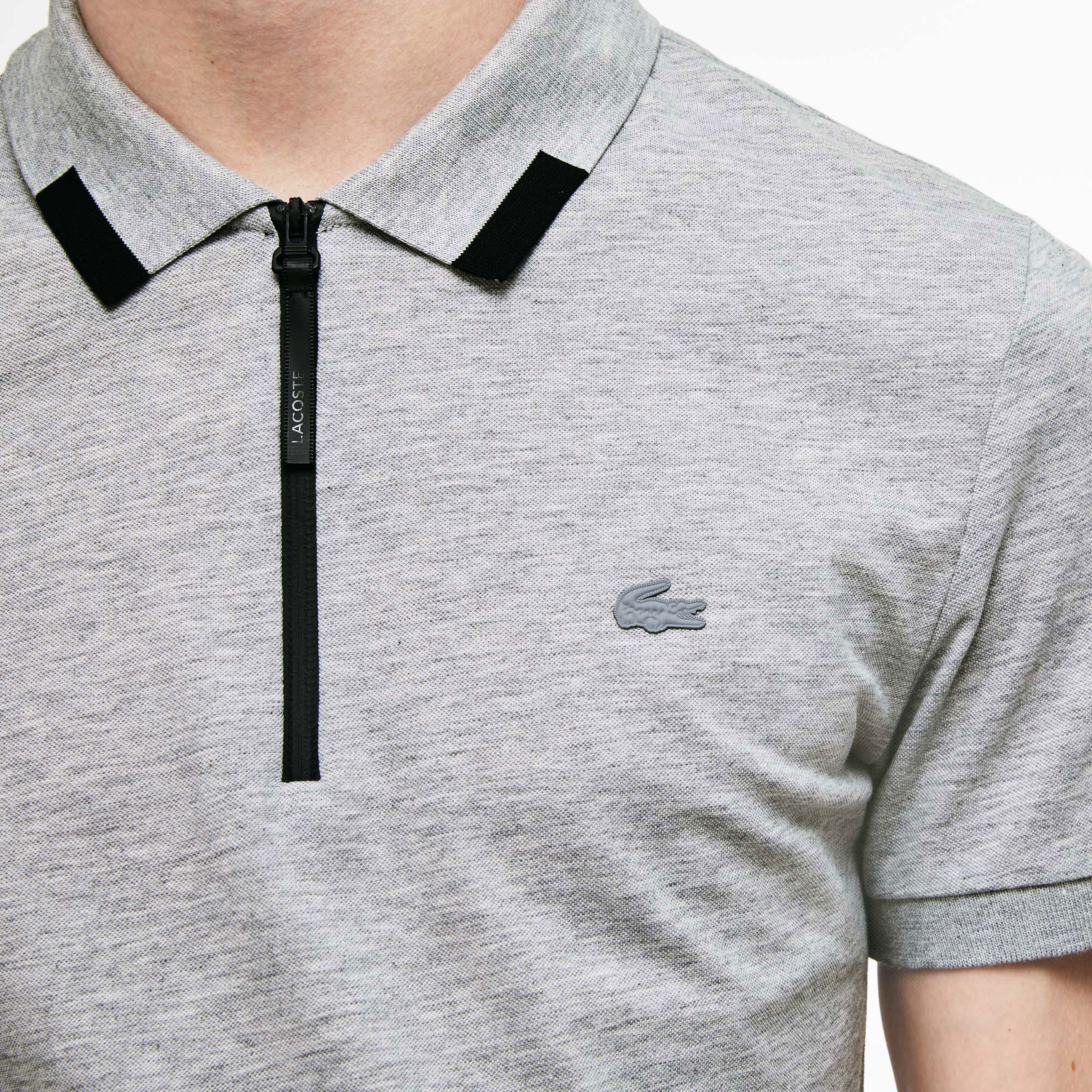 Lacoste Motion Erkek Slim Fit Gri Polo