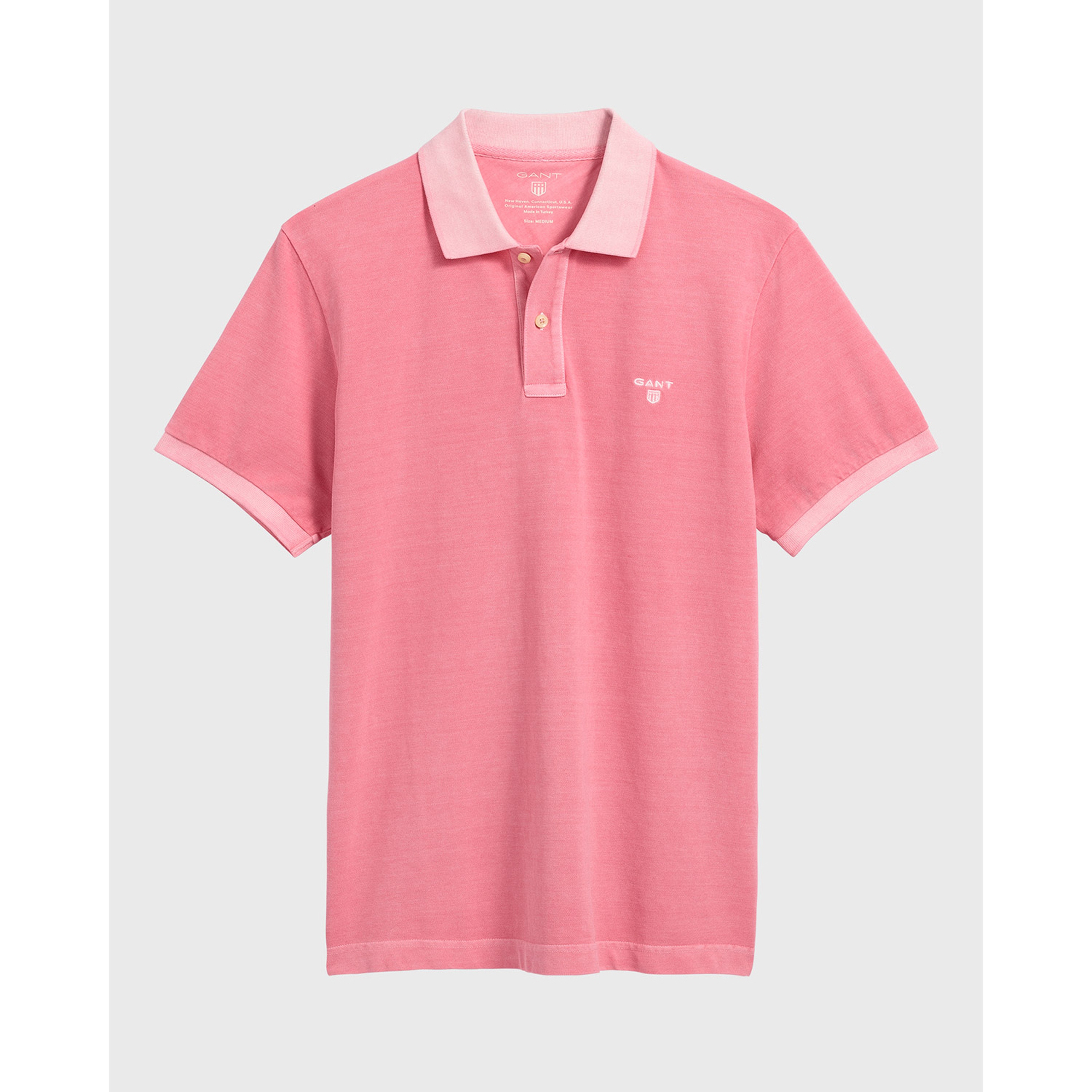 GANT Erkek Pembe Regular Fit Pique Rugger Polo