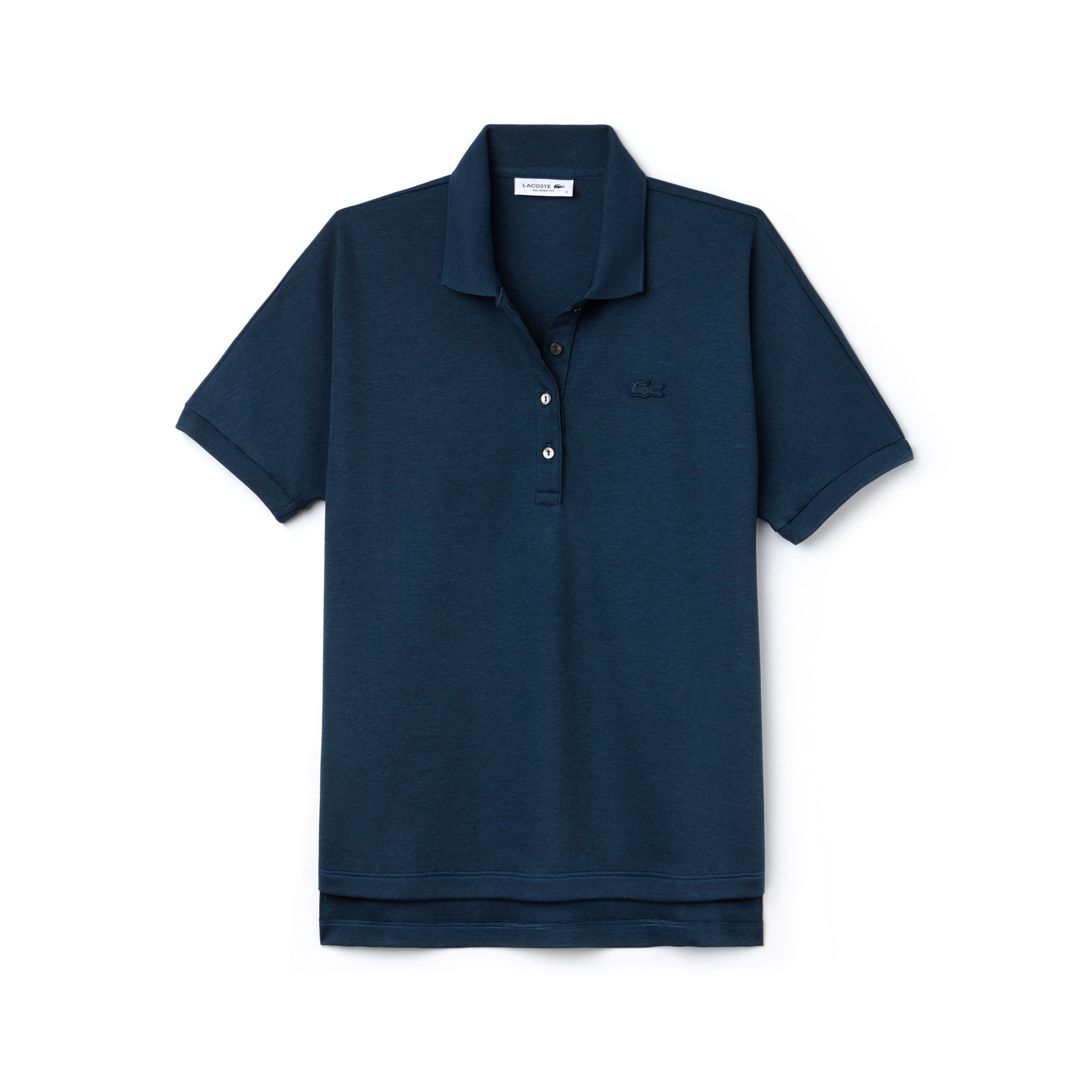 Lacoste Relax Fit Kadın Lacivert Polo