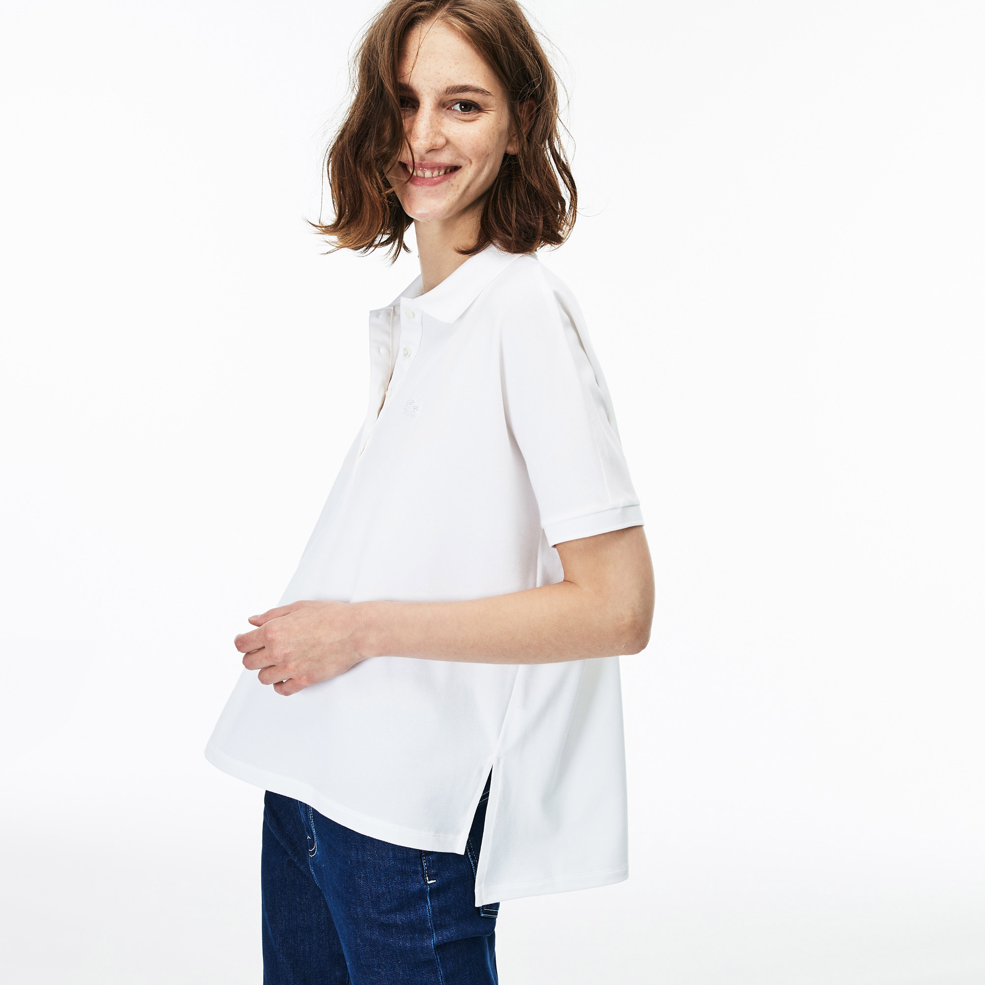 Lacoste Motion Kadın Beyaz Polo