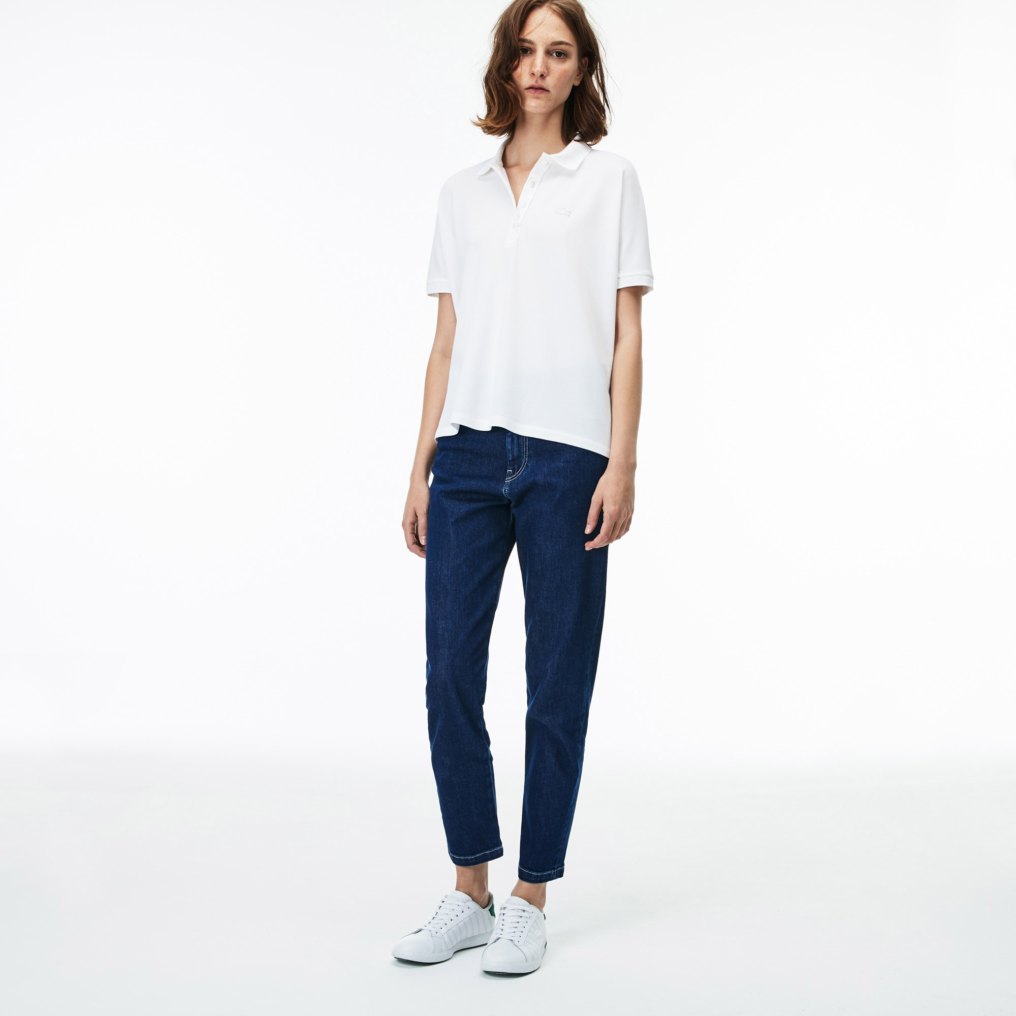 Lacoste Motion Kadın Beyaz Polo