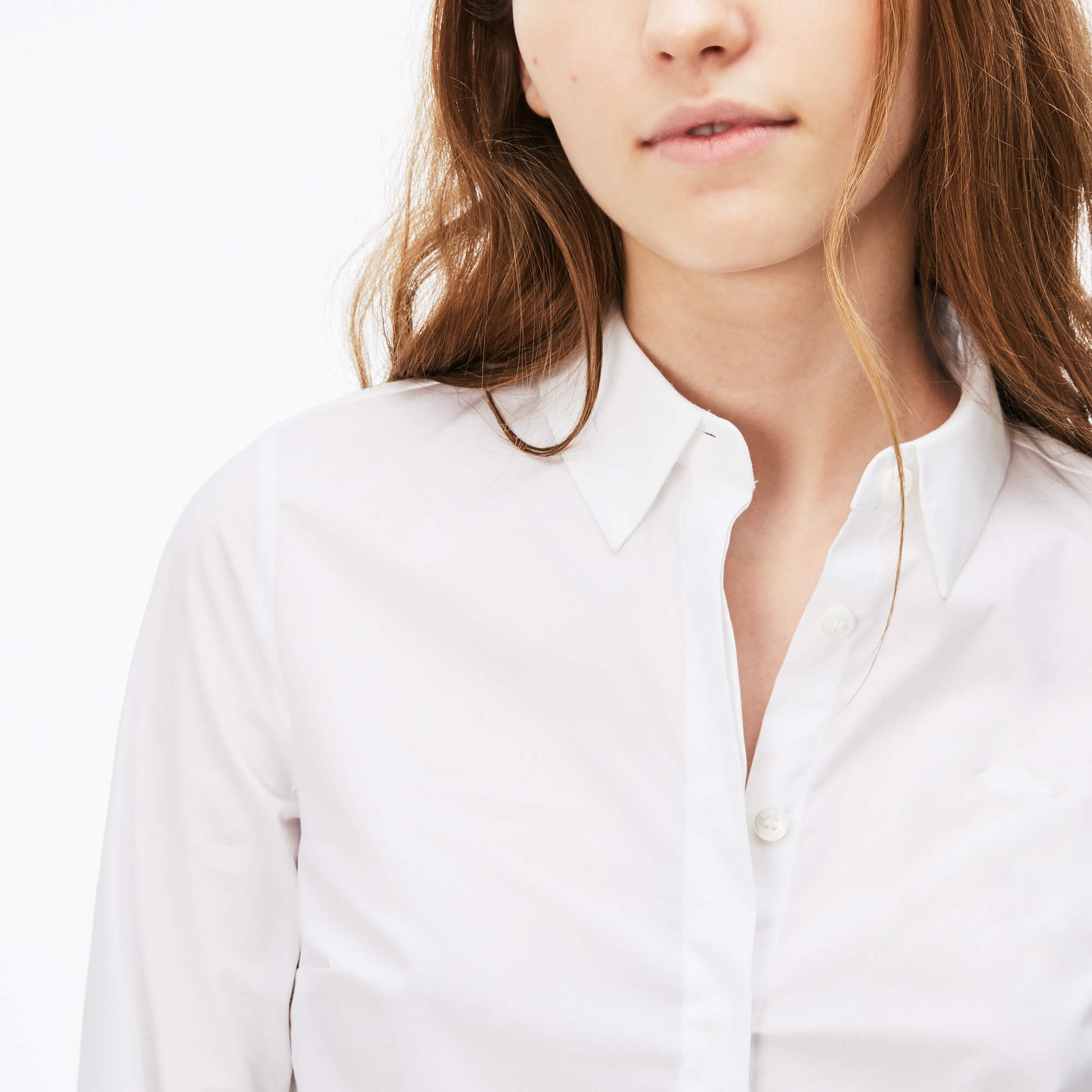 Lacoste Kadın Beyaz Gömlek