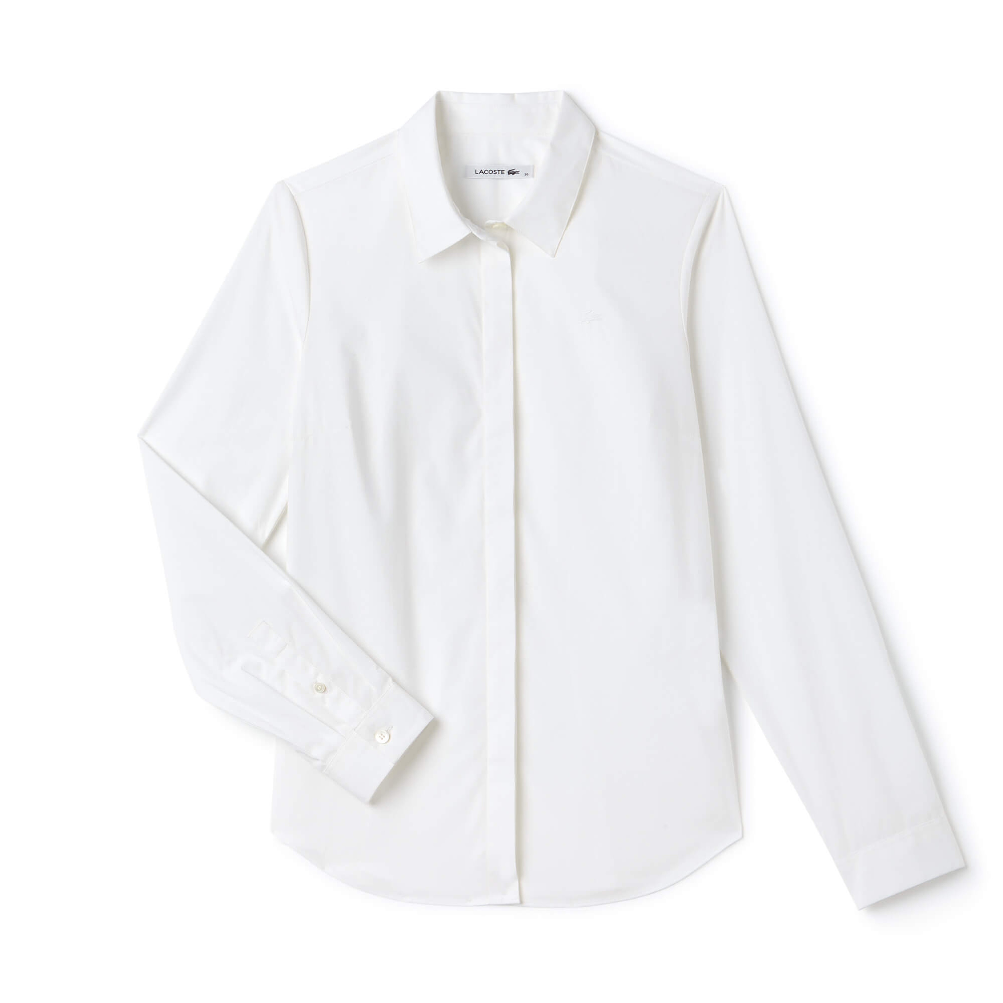 Lacoste Kadın Beyaz Gömlek