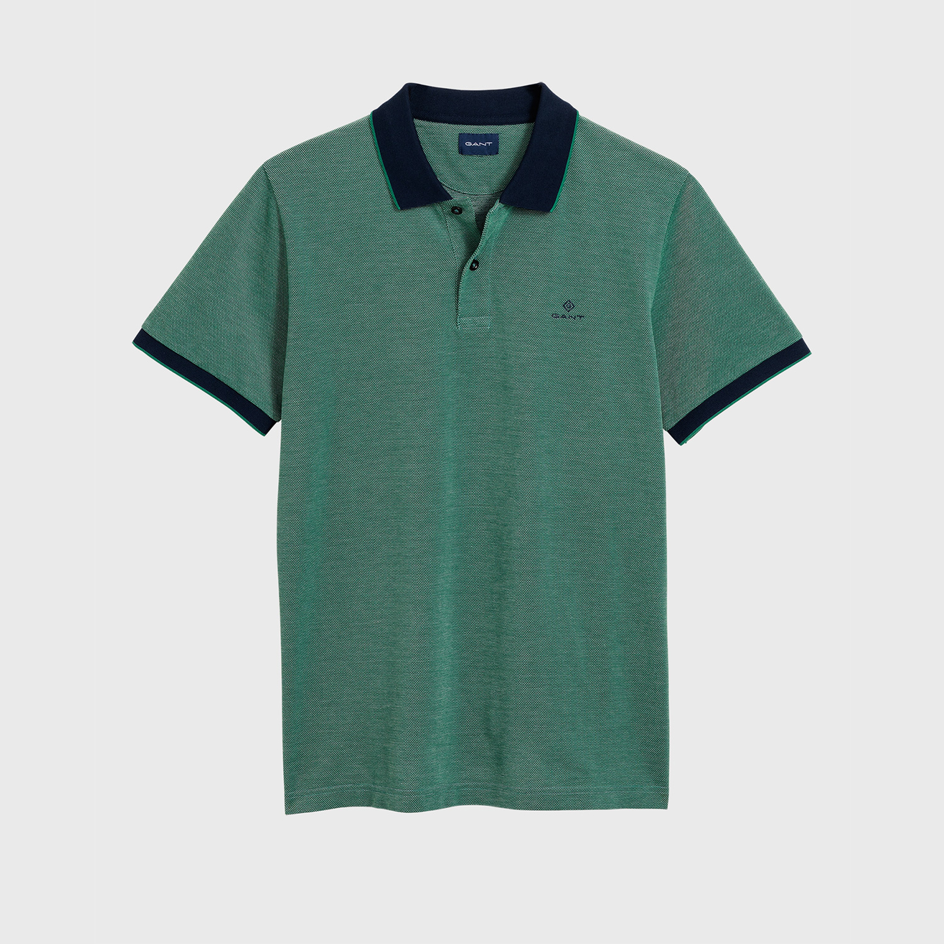 GANT Erkek Yeşil Regular Fit Pique Rugger Polo