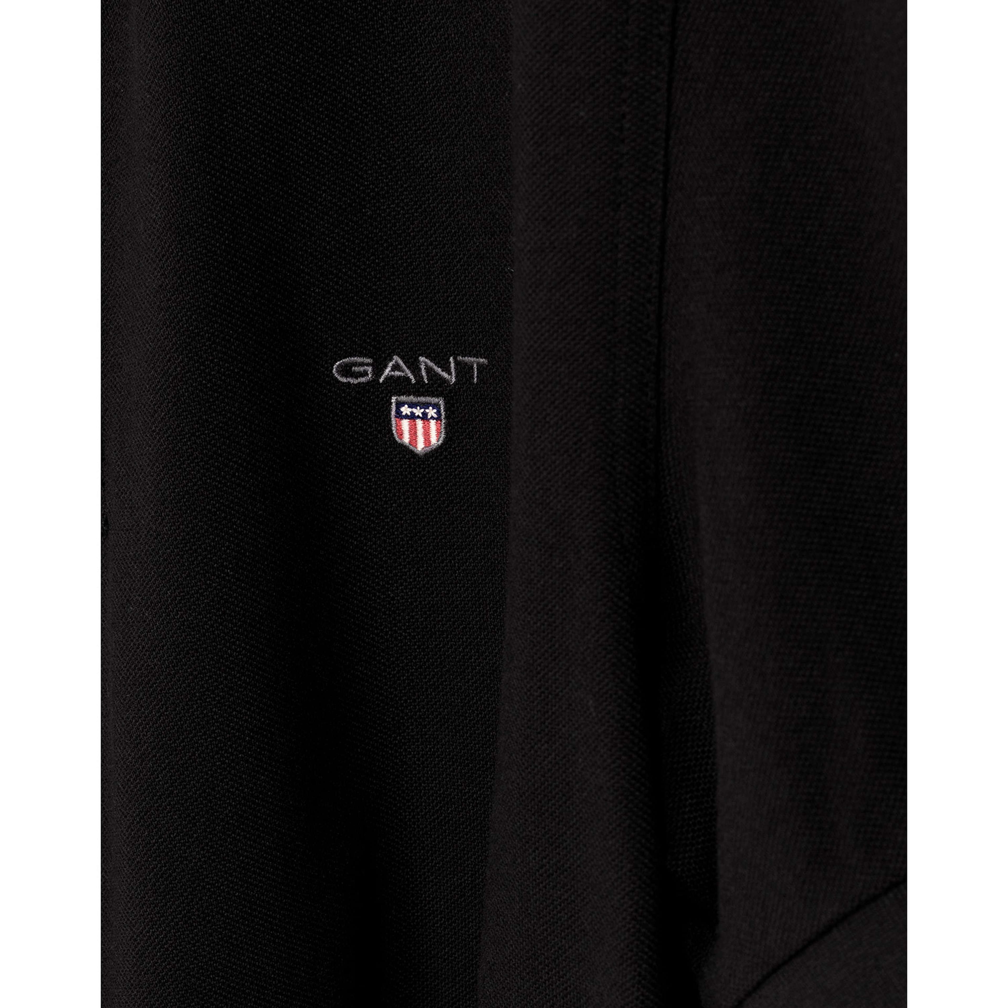 GANT Erkek Siyah Regular Fit Polo