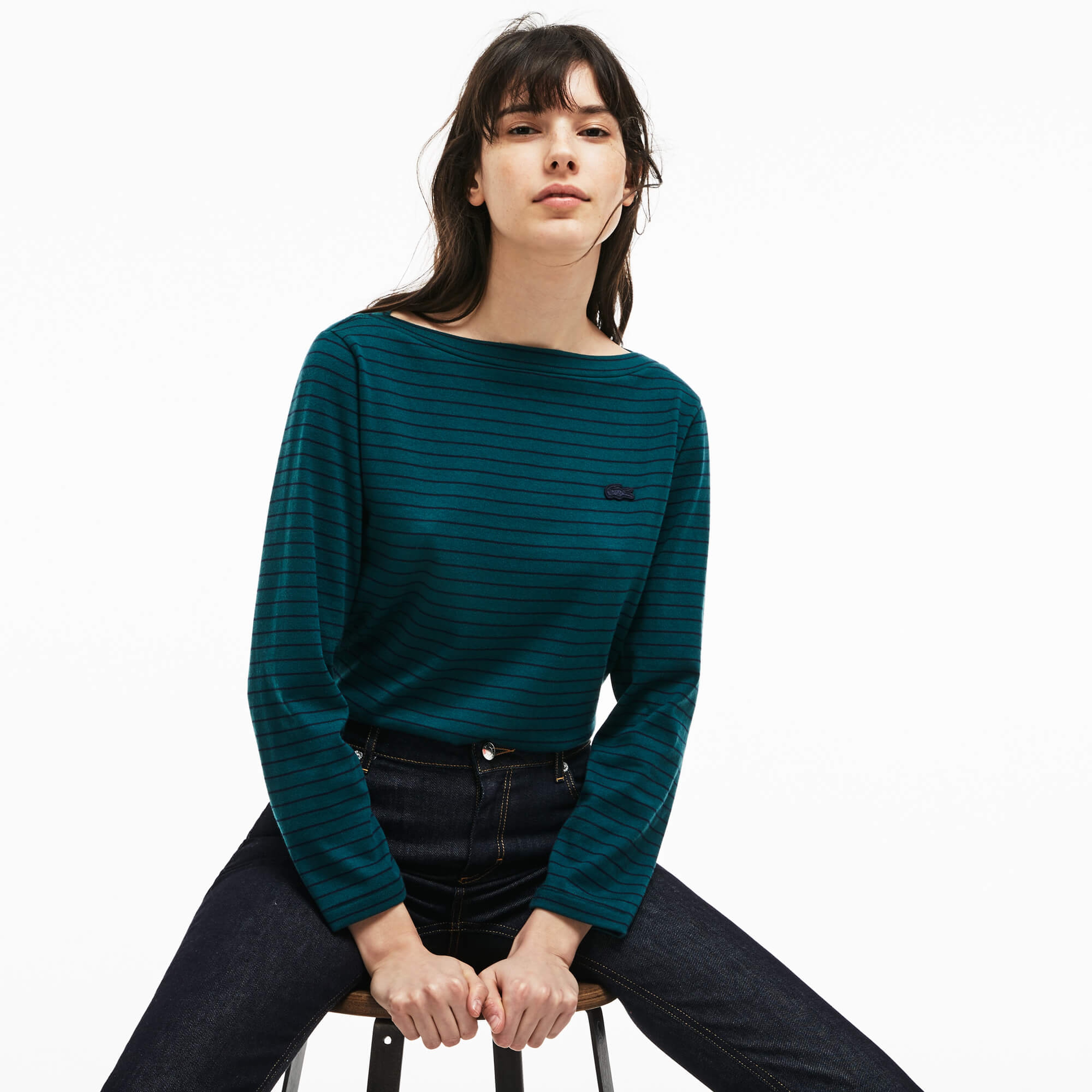 Lacoste Kadın Yeşil T-Shirt