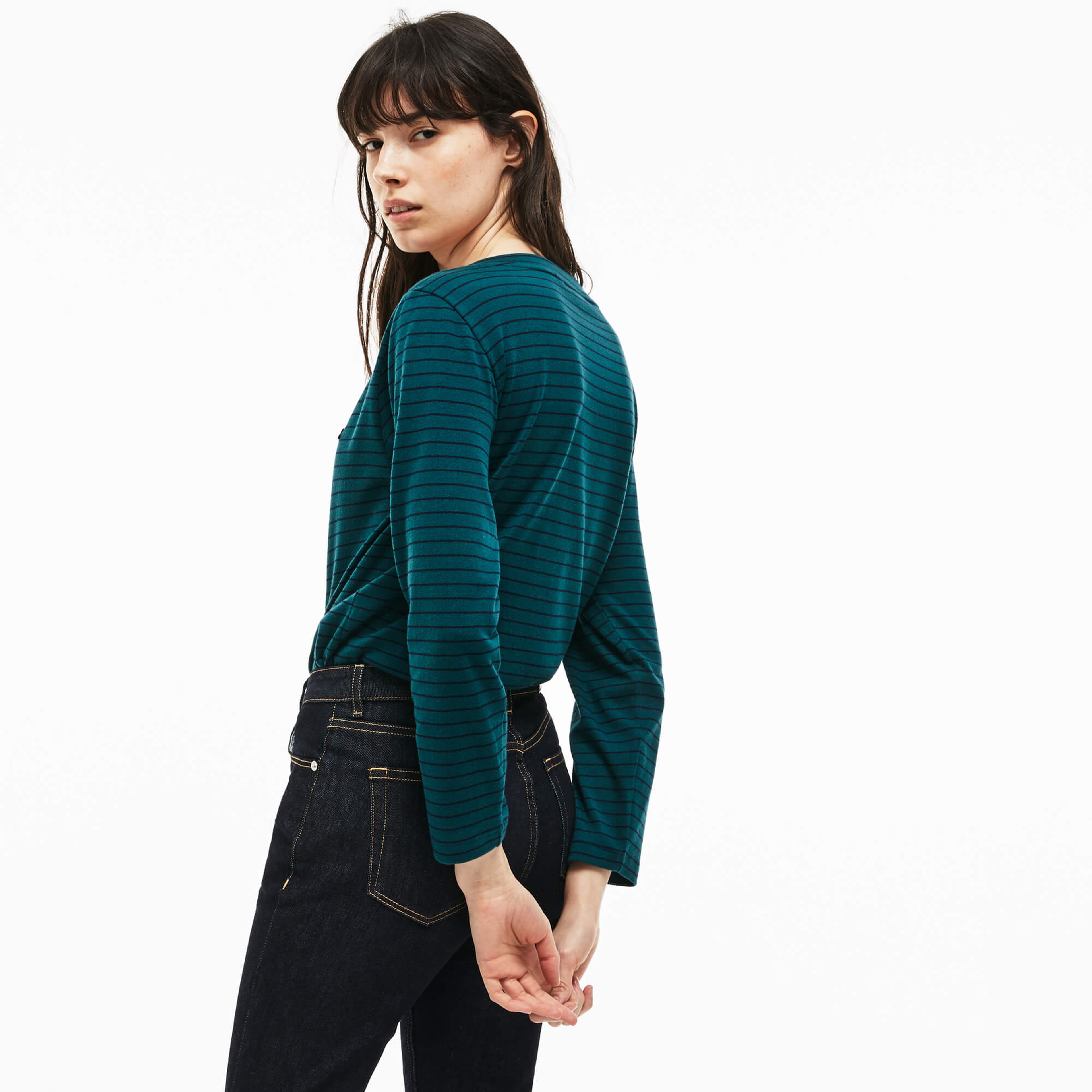 Lacoste Kadın Yeşil T-Shirt