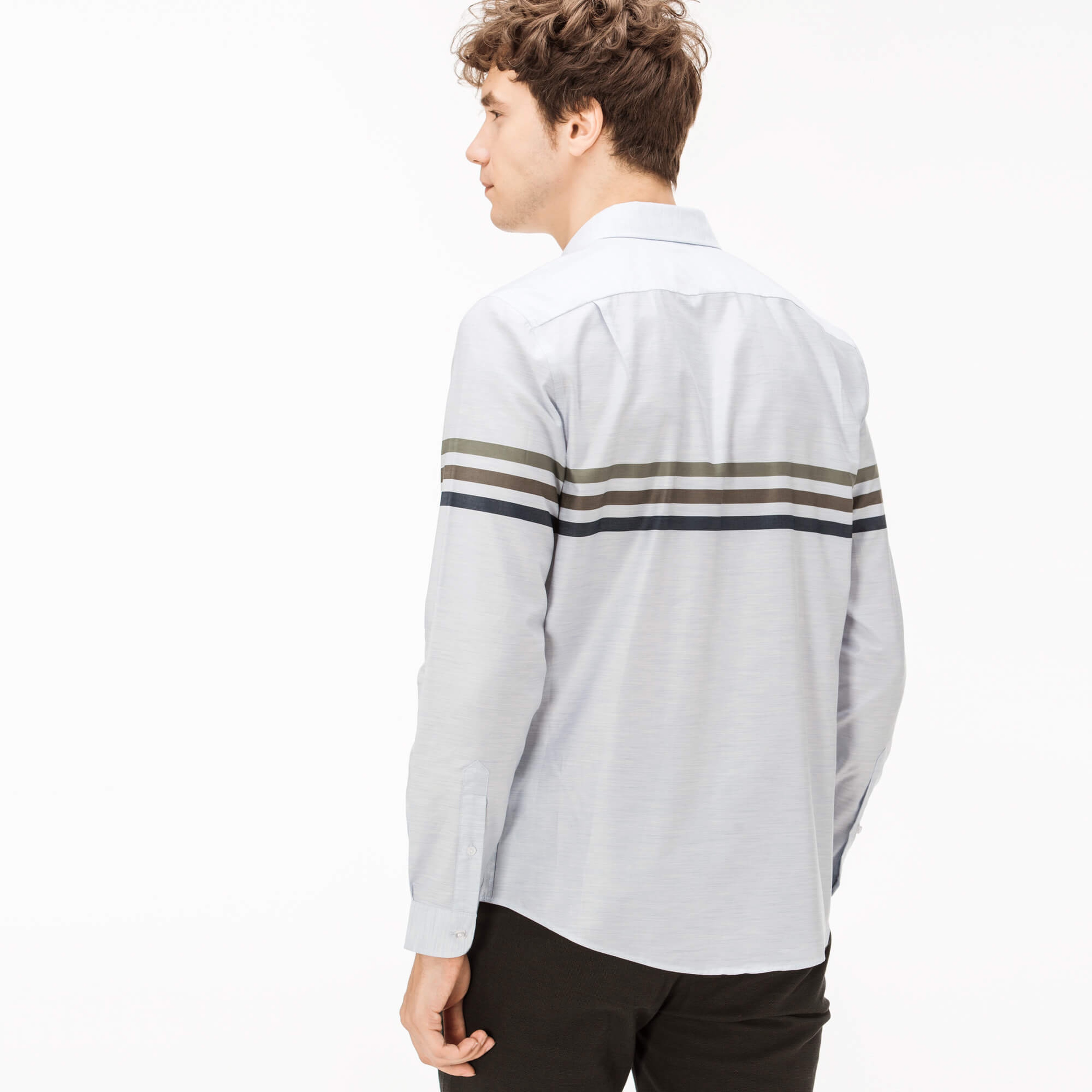 Lacoste Erkek Slim Fit Mavi Gömlek