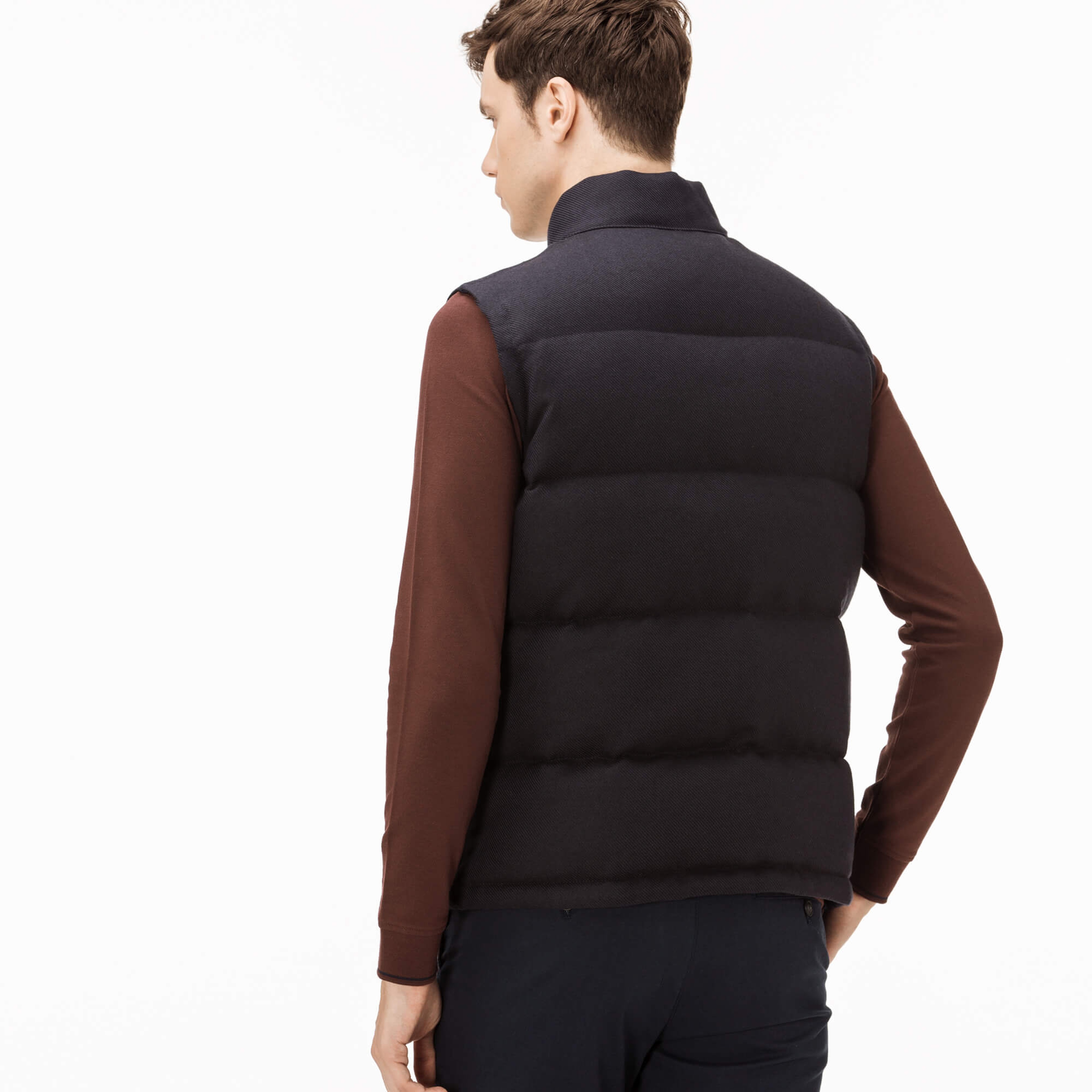 Lacoste Erkek Lacivert-Mavi Çift Taraflı Yelek