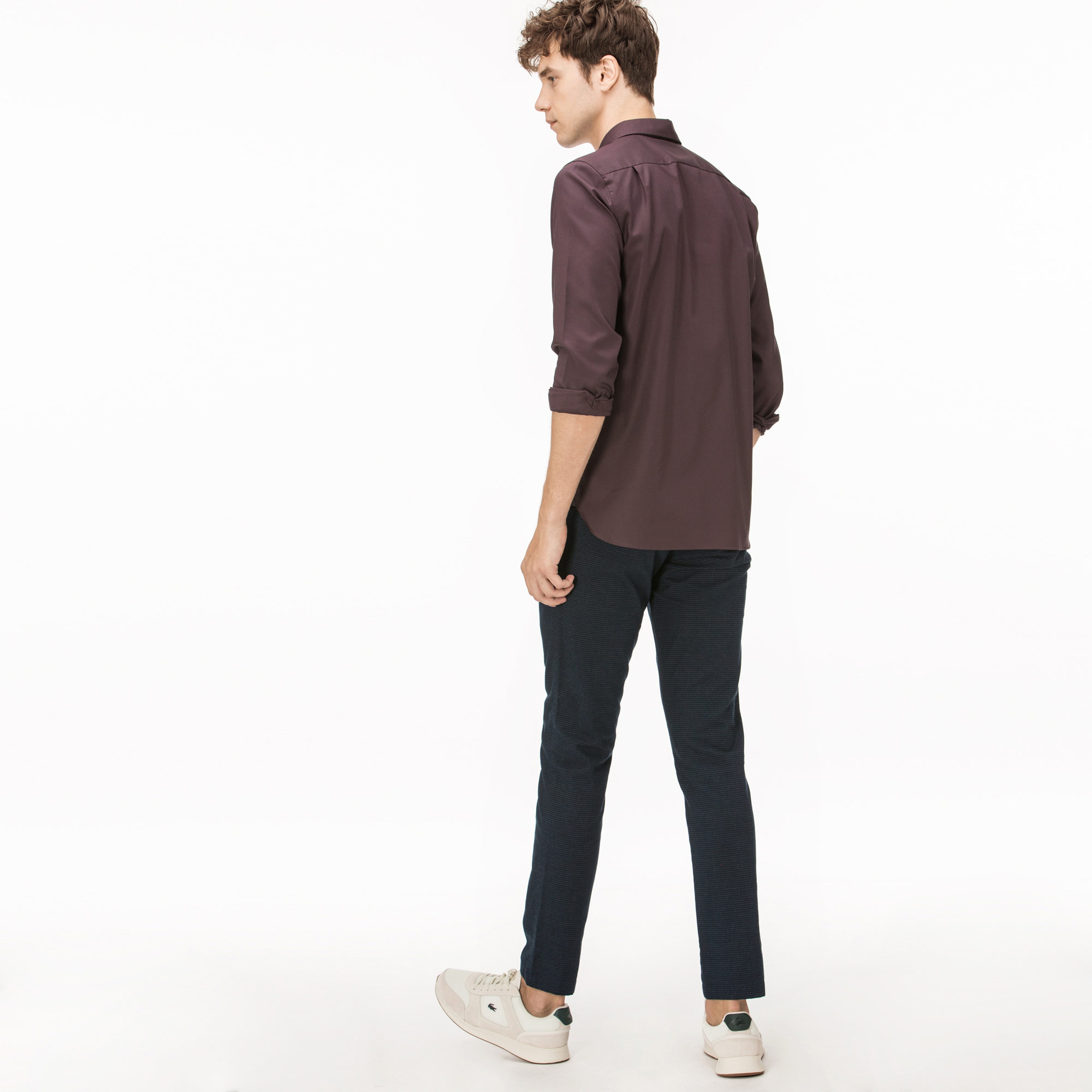 Lacoste Erkek Desenli Lacivert Pantolon