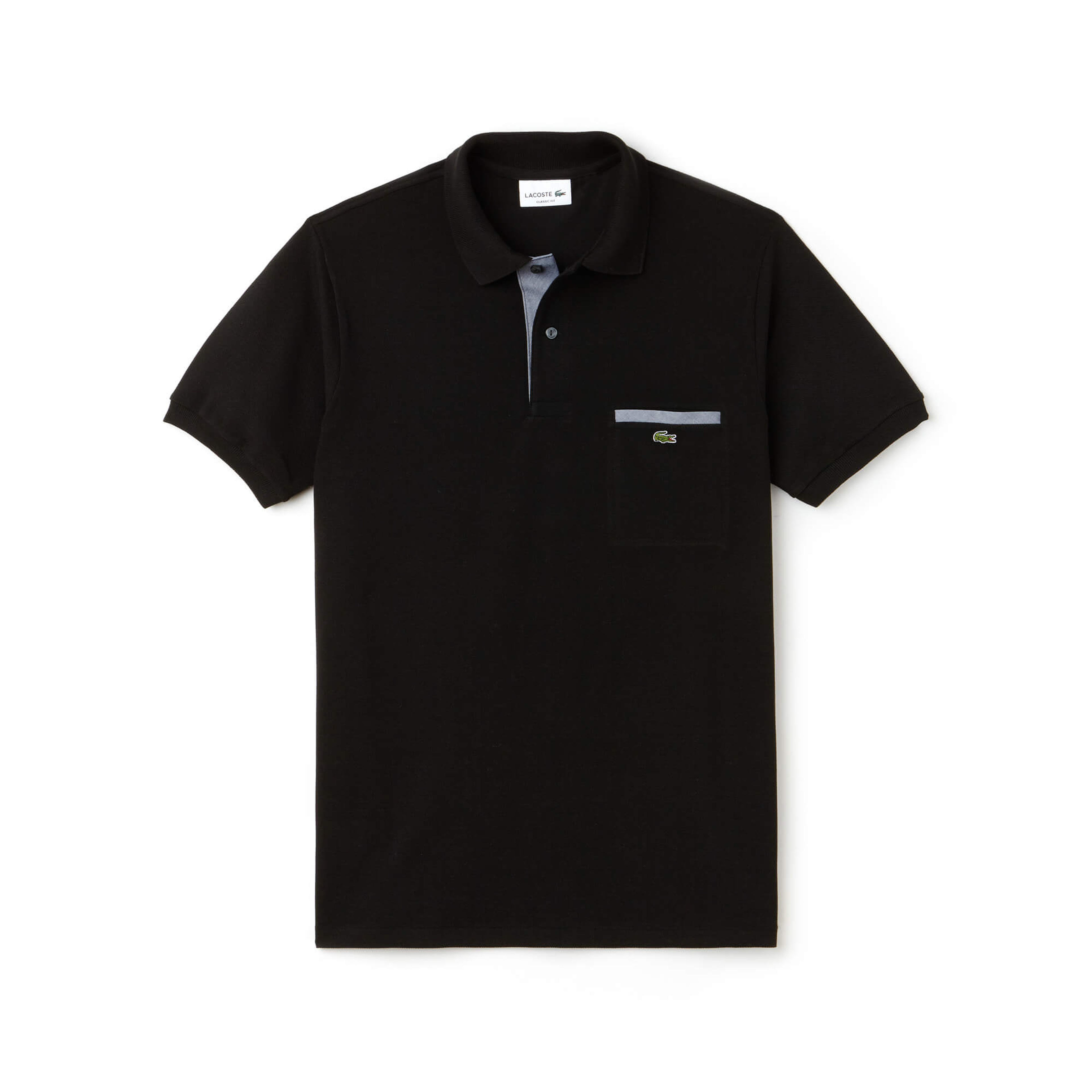 Lacoste Erkek Siyah Regular Fit Kısa Kollu Polo