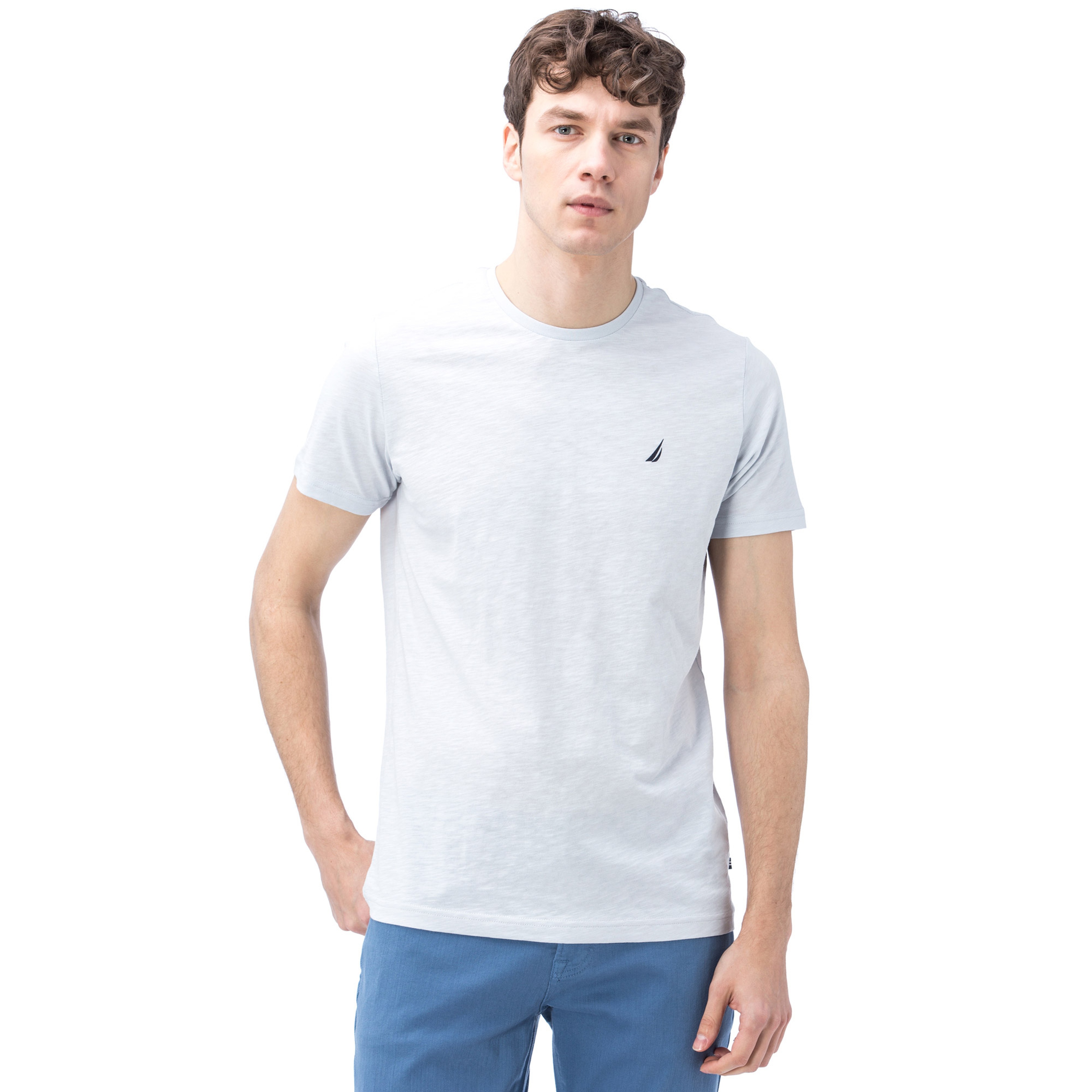 Nautica Erkek Gri T-Shirt