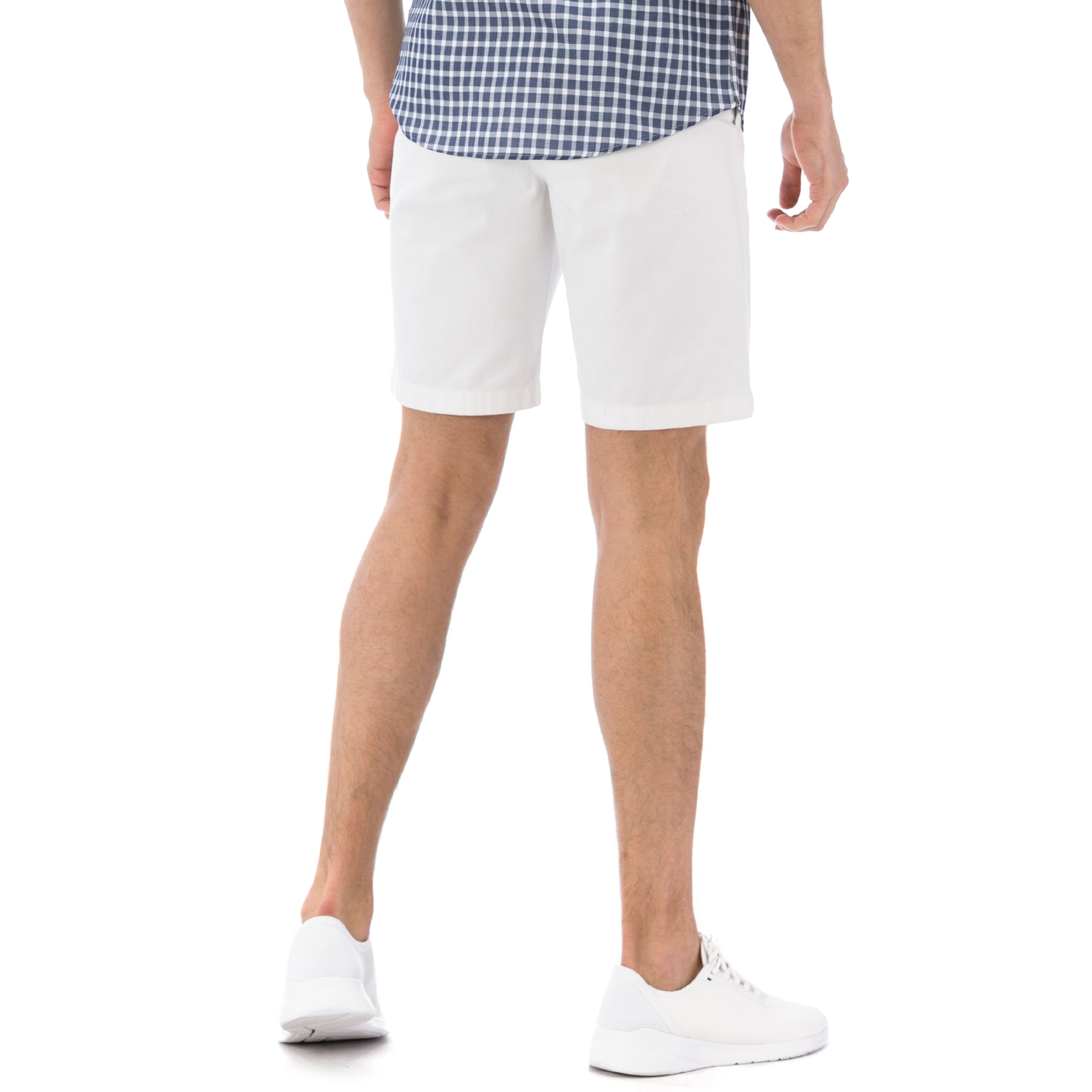 NAUTICA ERKEK BEYAZ CHINO SLIM FIT BERMUDA ŞORT