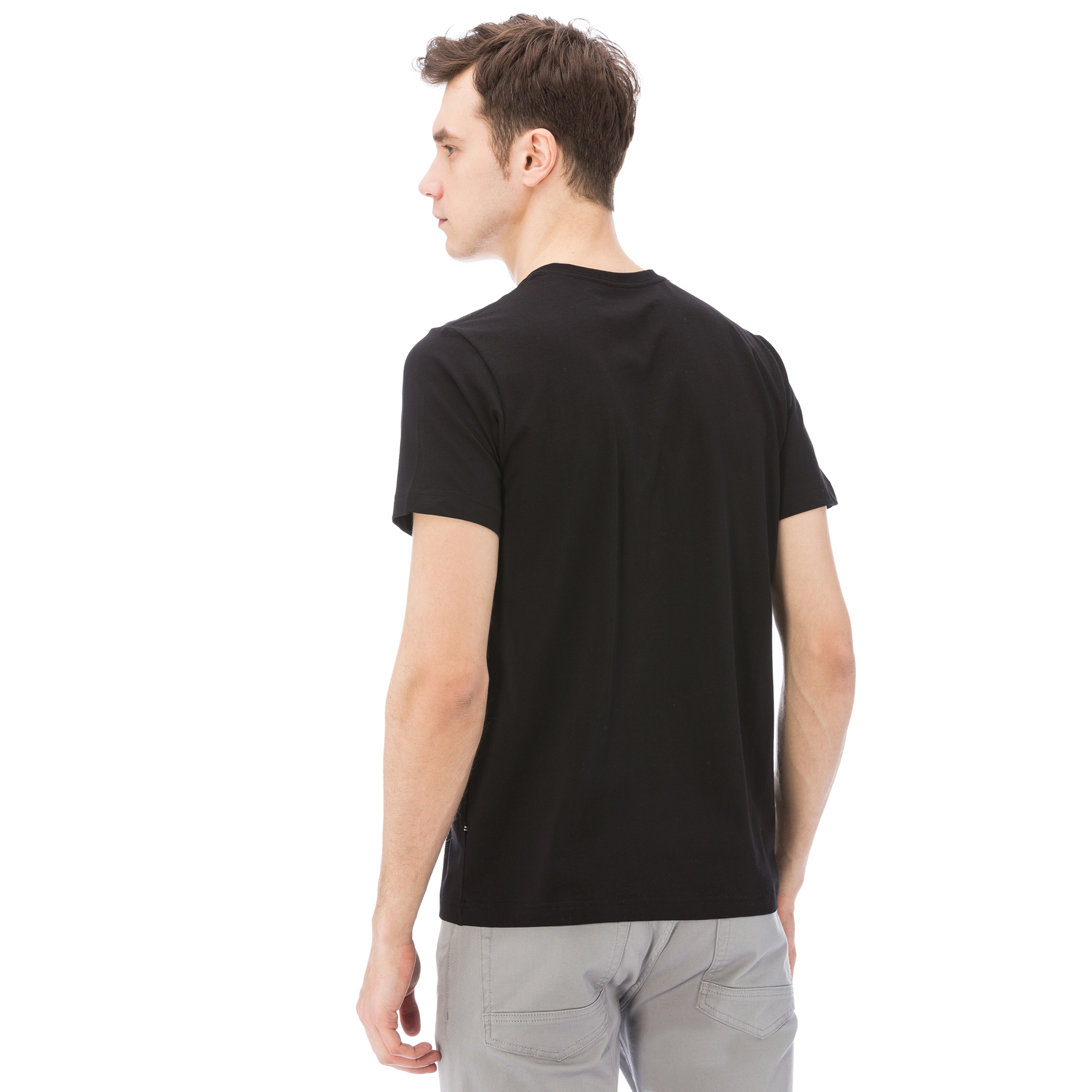 Nautica Erkek Siyah Slim Fit T-Shirt