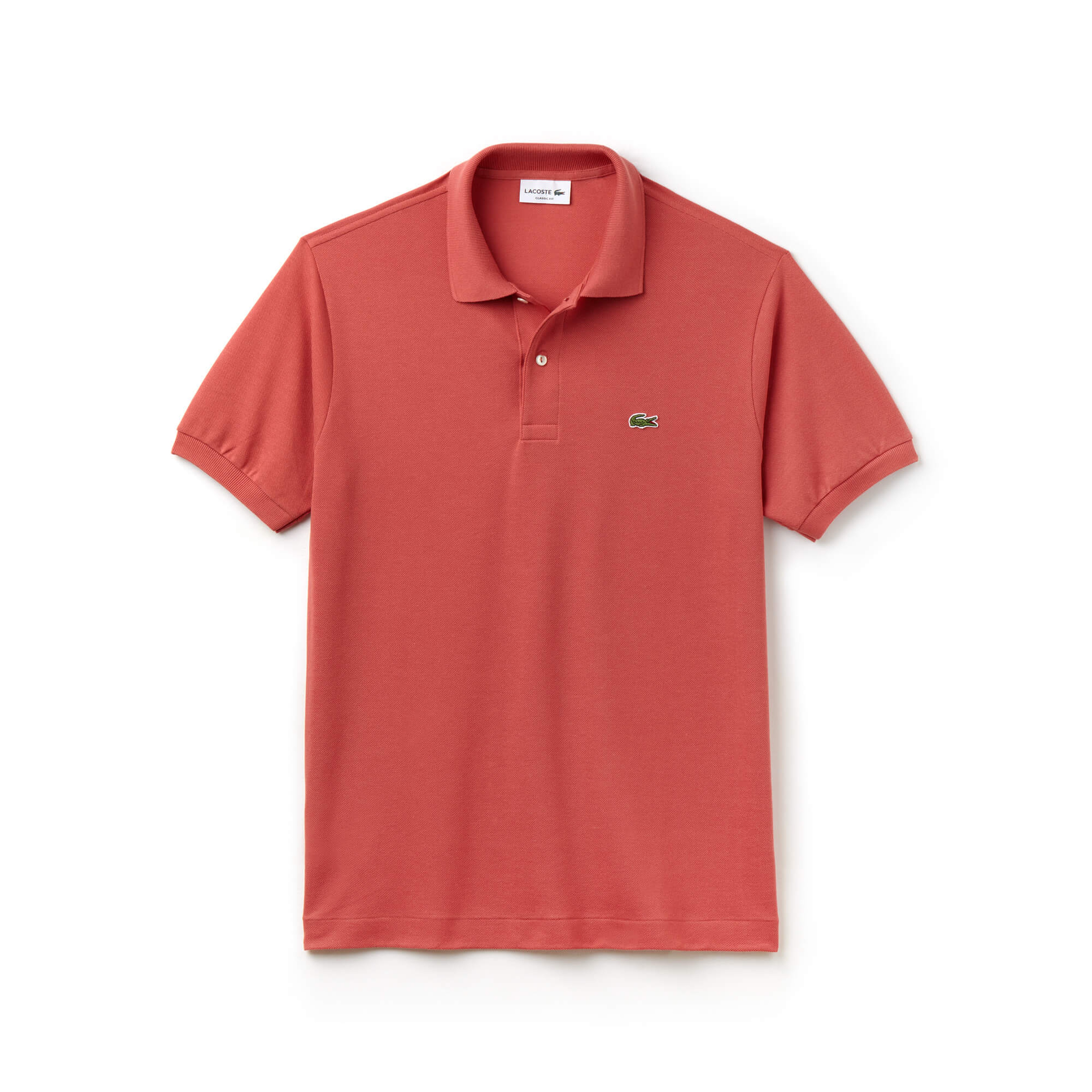 L.12.12 Erkek Classic Fit Pembe Polo