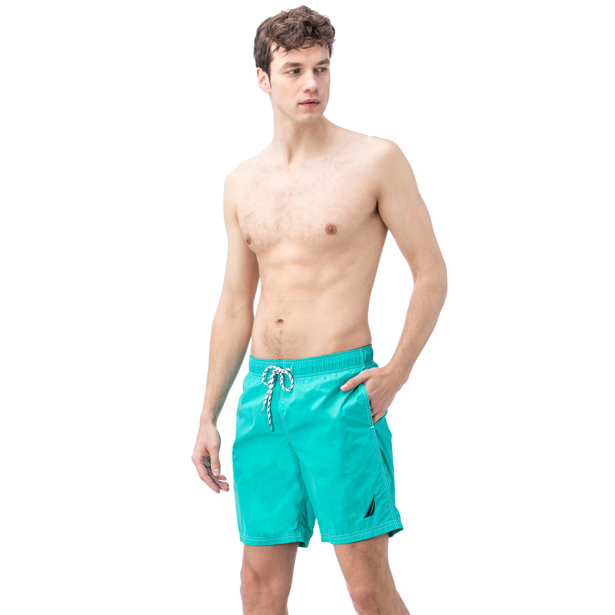 Nautica Erkek Yeşil Uzun Mayo Şort