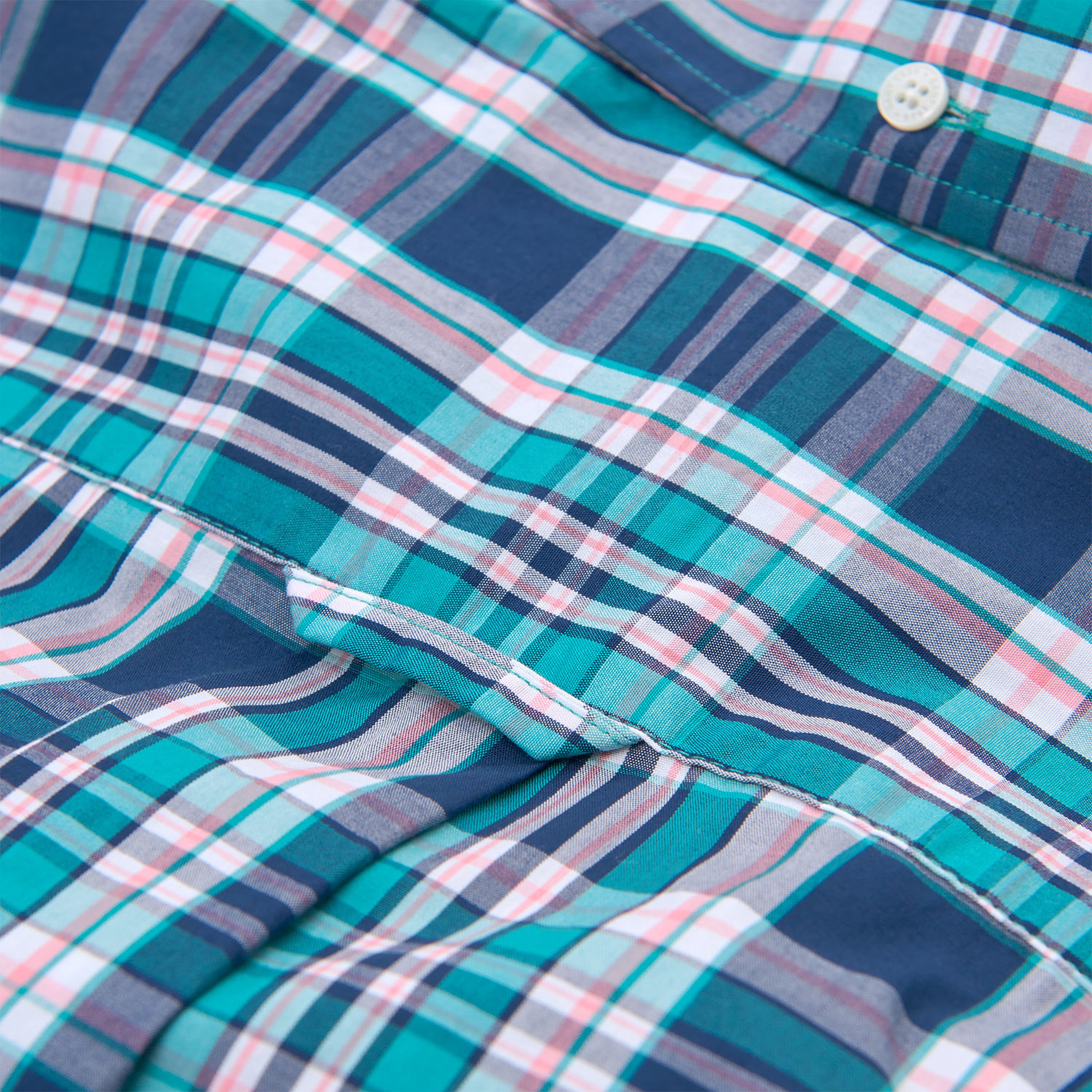 Gant Erkek Yeşil Kareli Regular Fit Gömlek