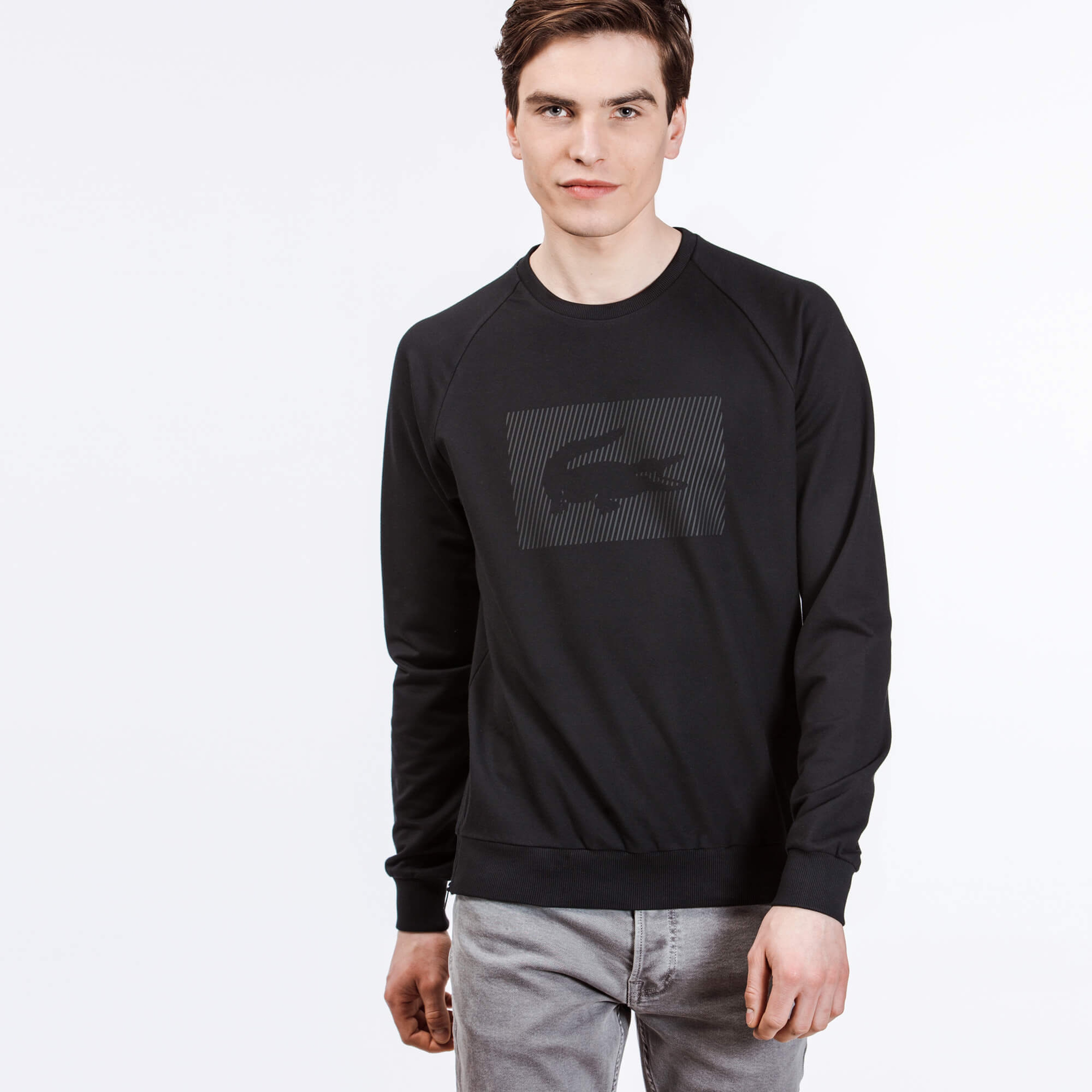 Lacoste Erkek Siyah Sweatshirt