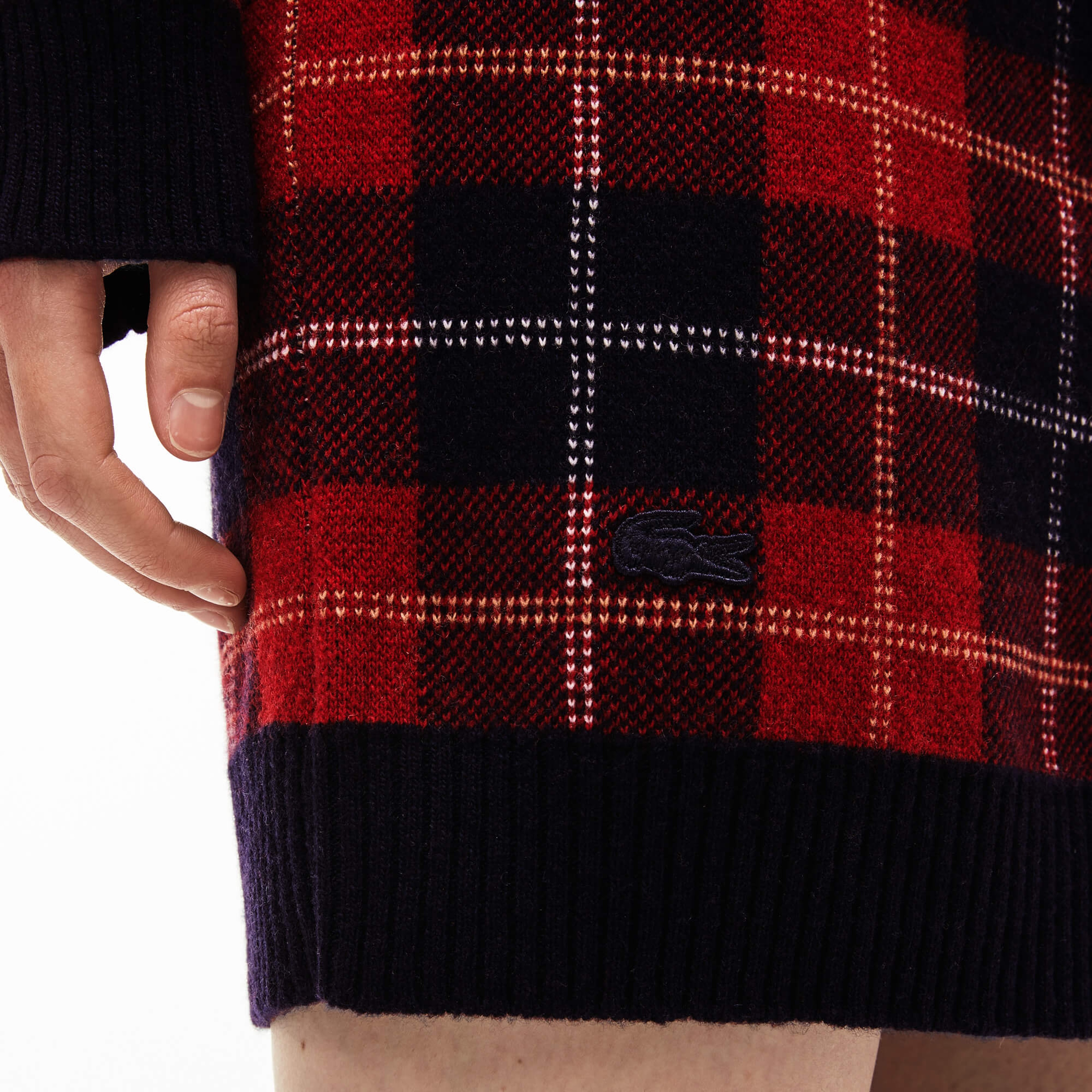 Lacoste Kadın Lacivert-Kırmızı Elbise